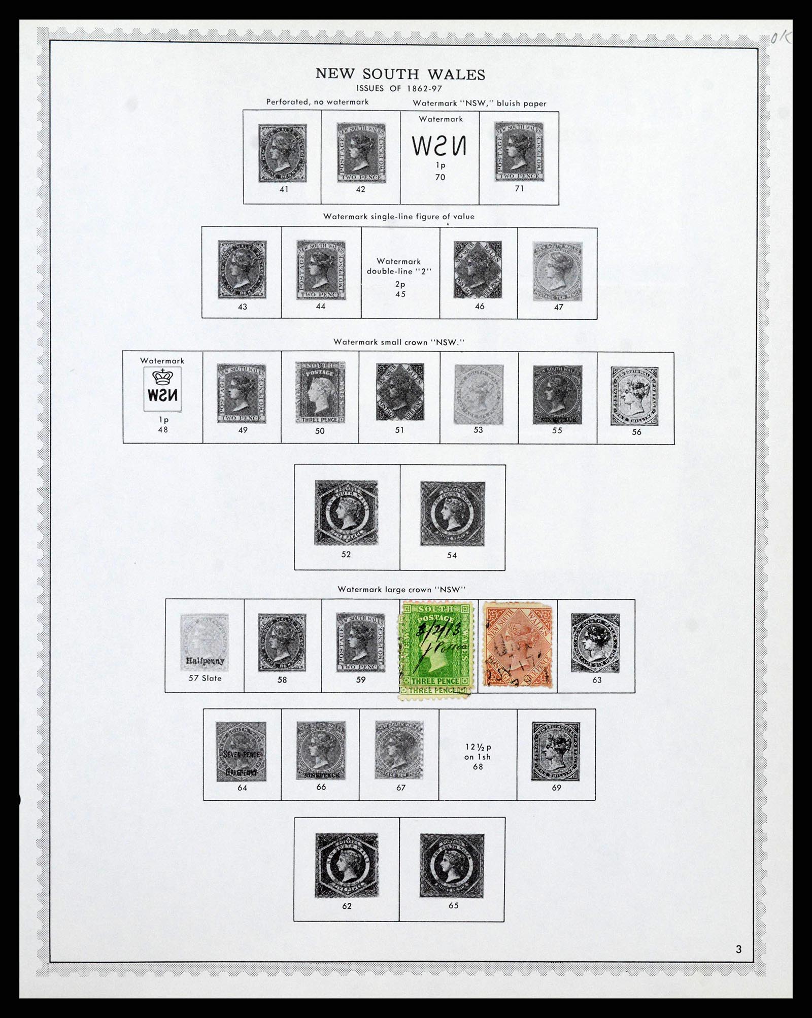 37774 0044 - Postzegelverzameling 37774 Australië en gebieden 1913-1998.