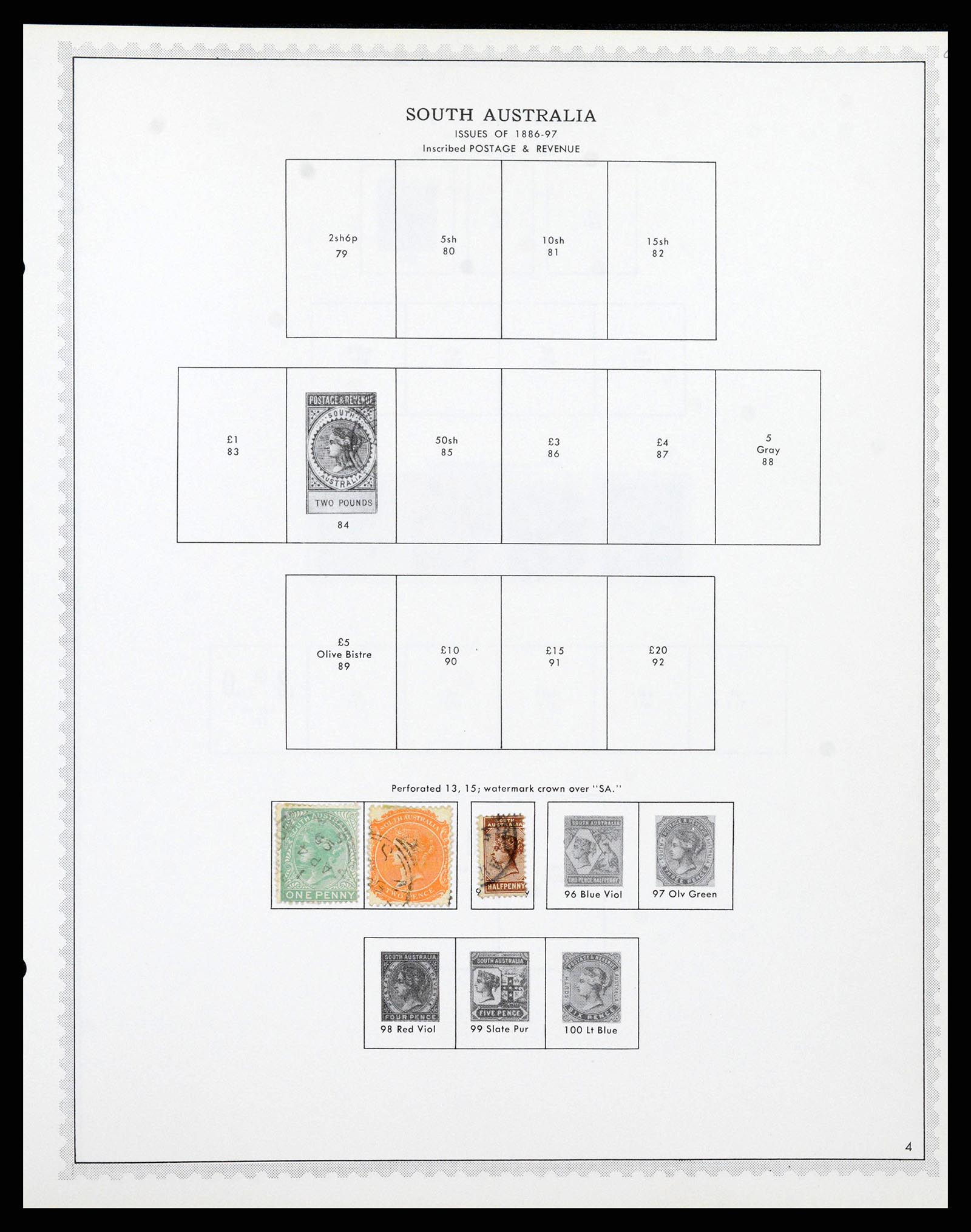 37774 0058 - Postzegelverzameling 37774 Australië en gebieden 1913-1998.