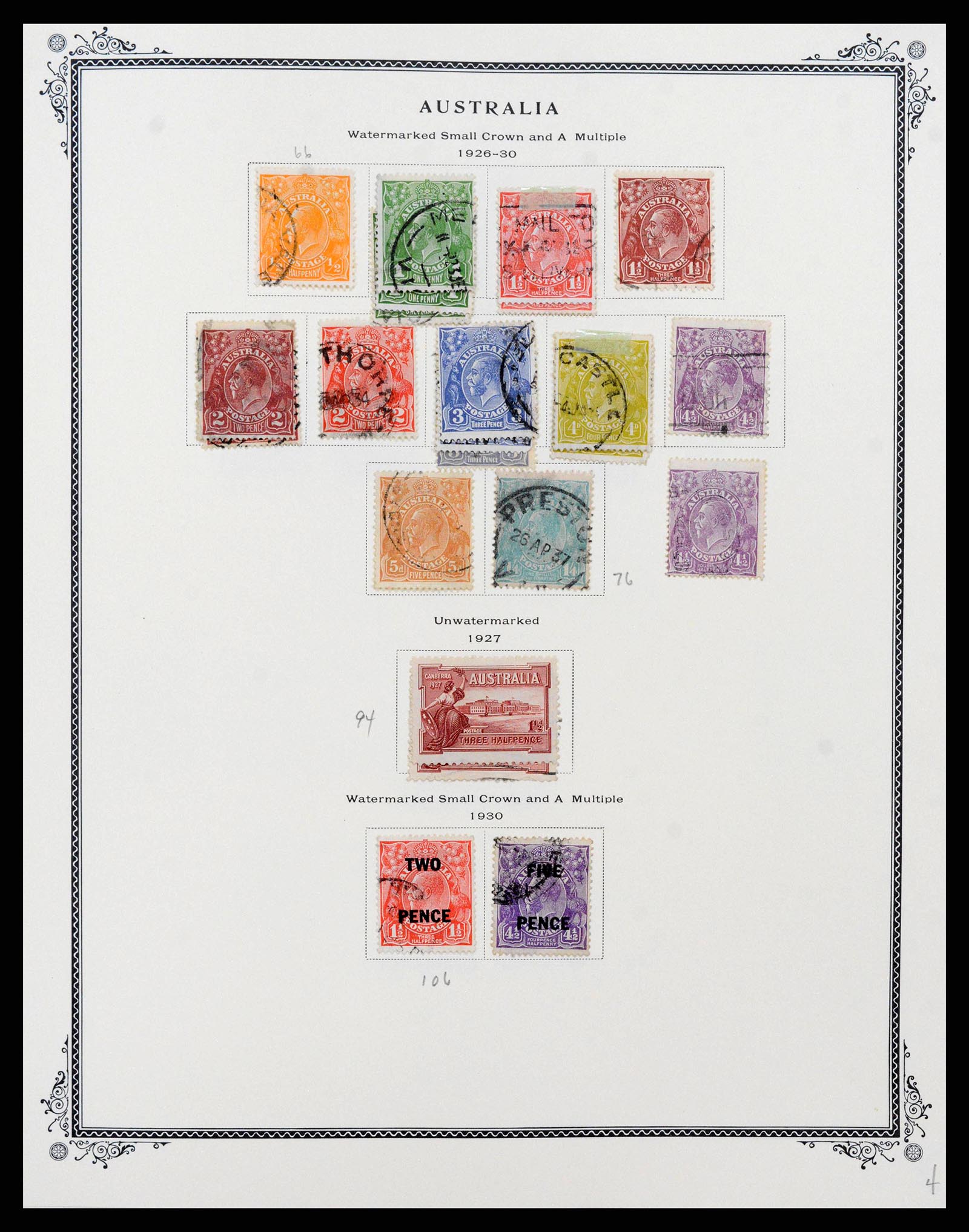 37774 0082 - Stamp collection 37774 Australia and territories 1913-1998.