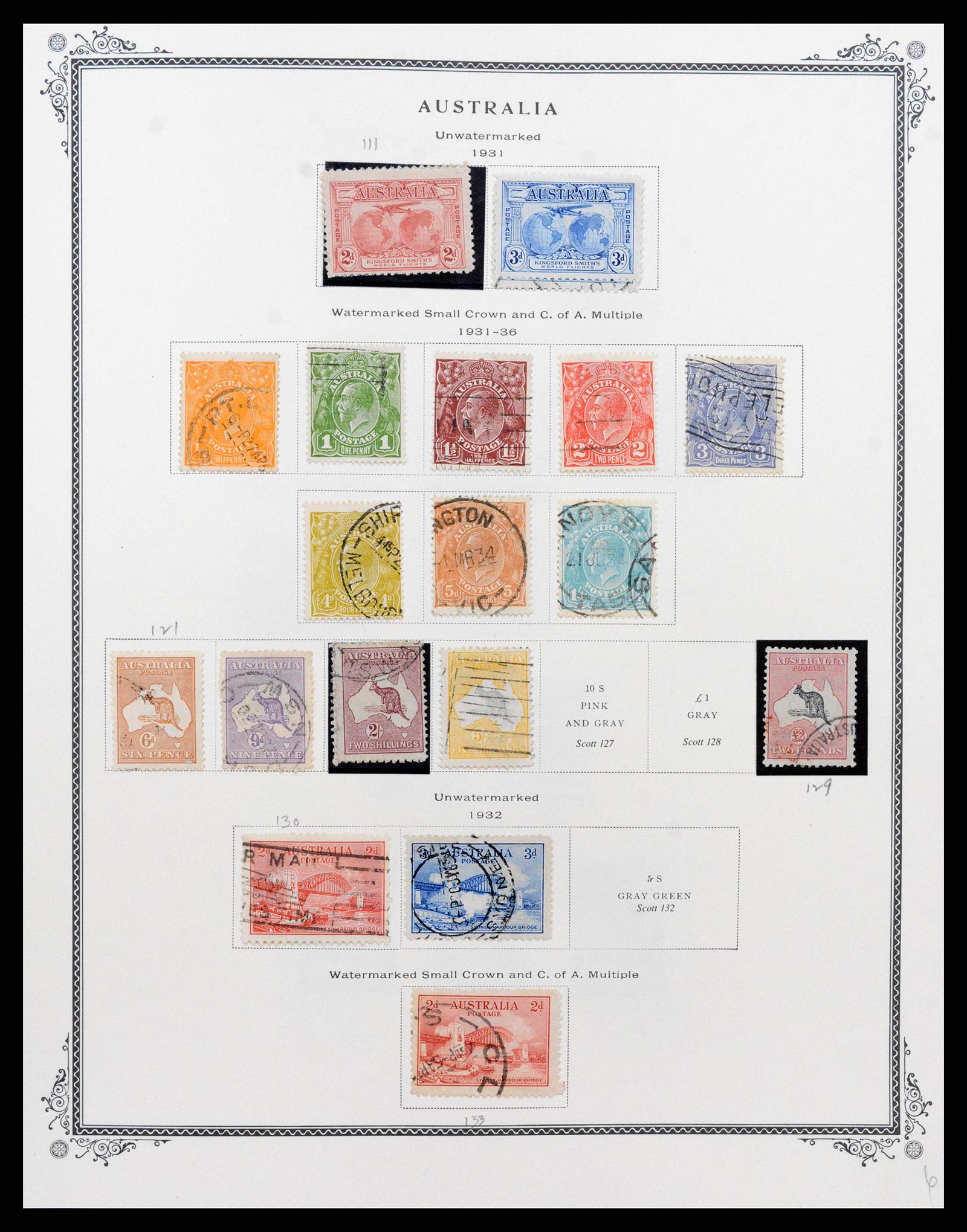 37774 0084 - Stamp collection 37774 Australia and territories 1913-1998.
