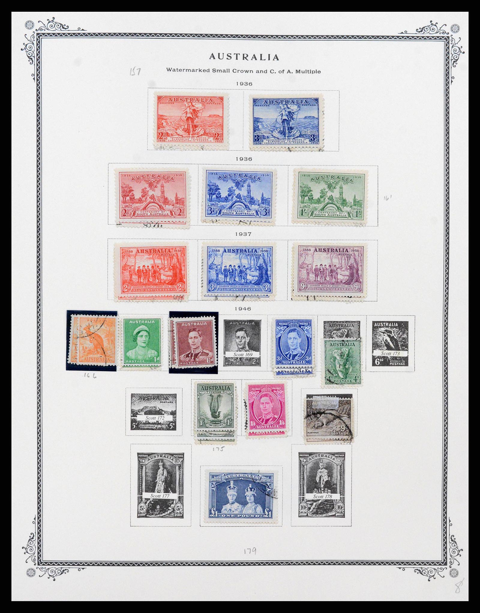 37774 0086 - Stamp collection 37774 Australia and territories 1913-1998.