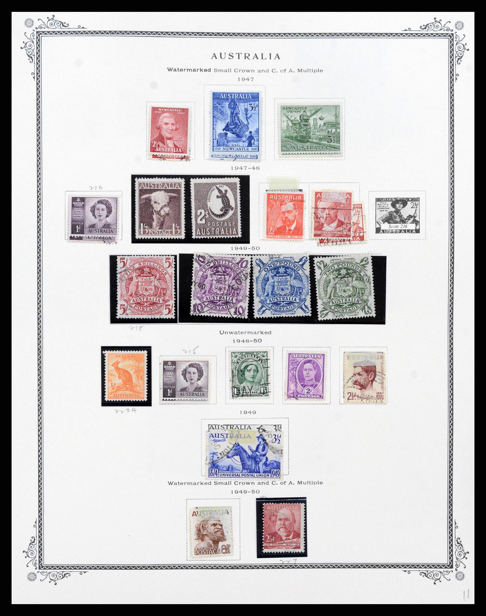 37774 0089 - Stamp collection 37774 Australia and territories 1913-1998.