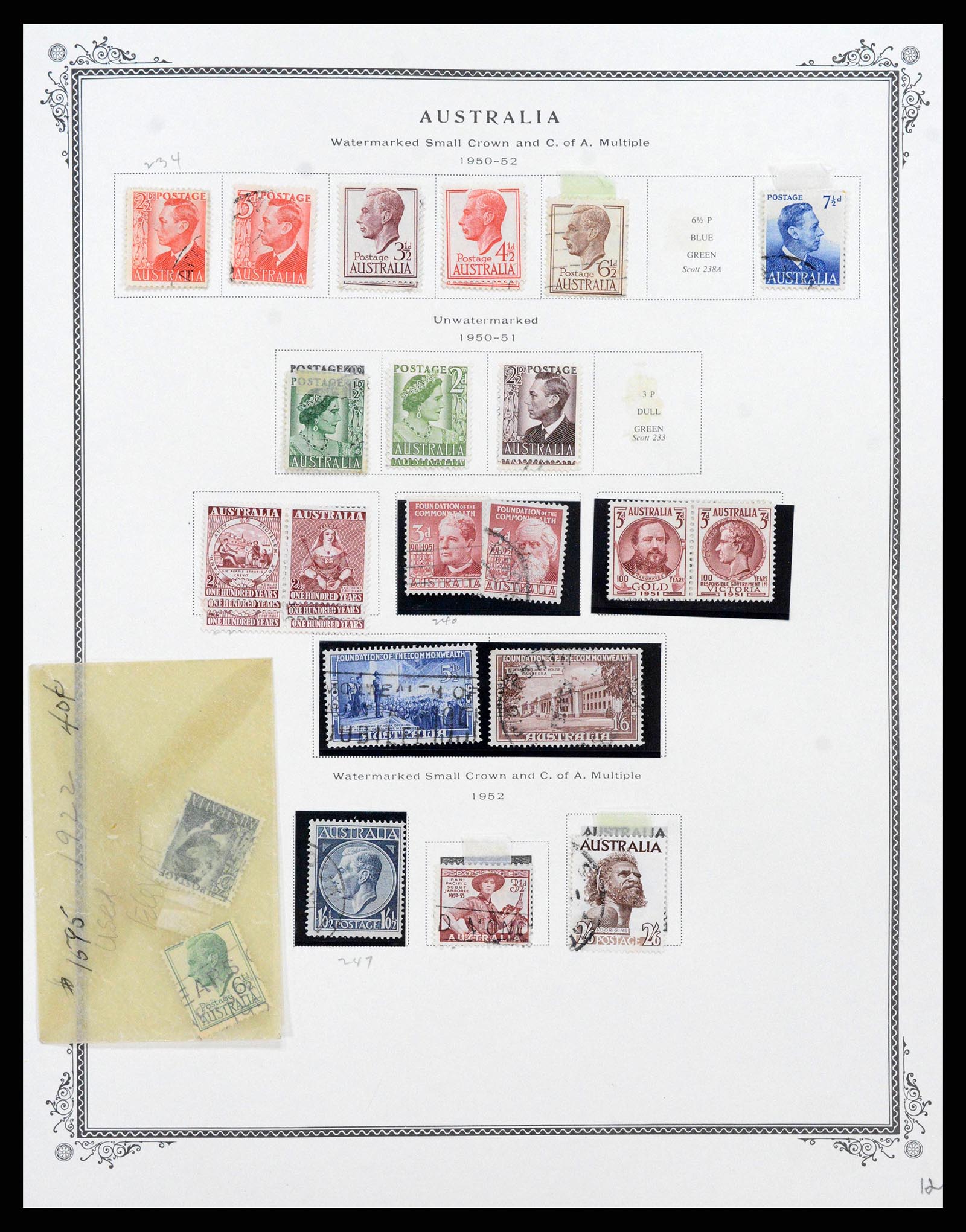 37774 0091 - Stamp collection 37774 Australia and territories 1913-1998.