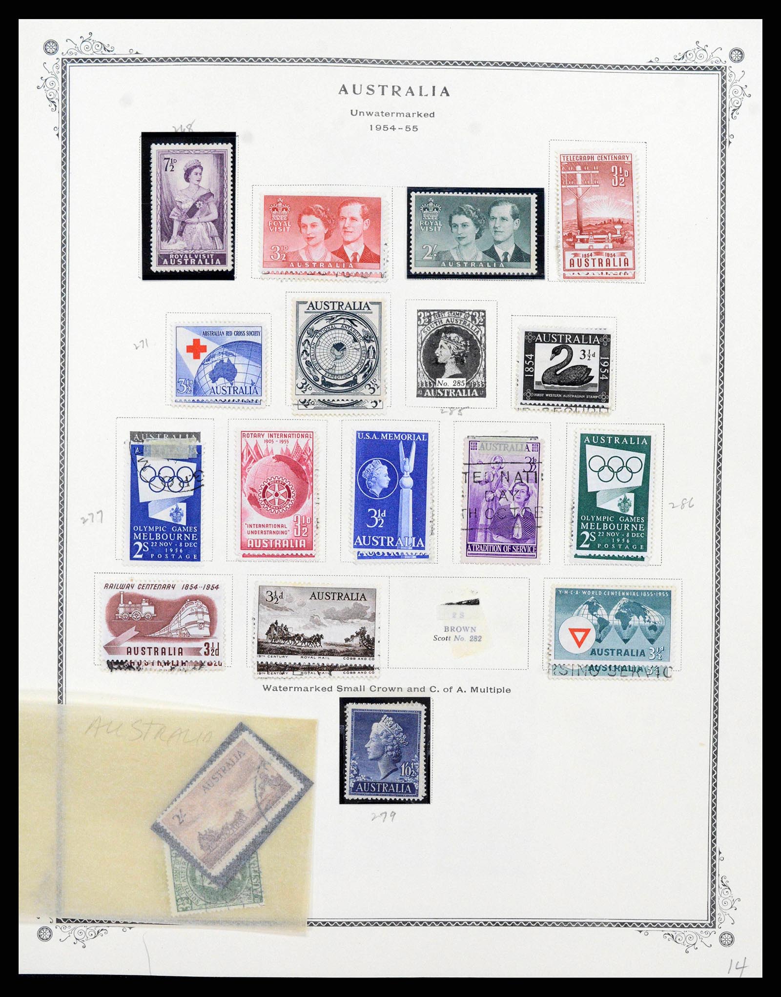 37774 0093 - Stamp collection 37774 Australia and territories 1913-1998.