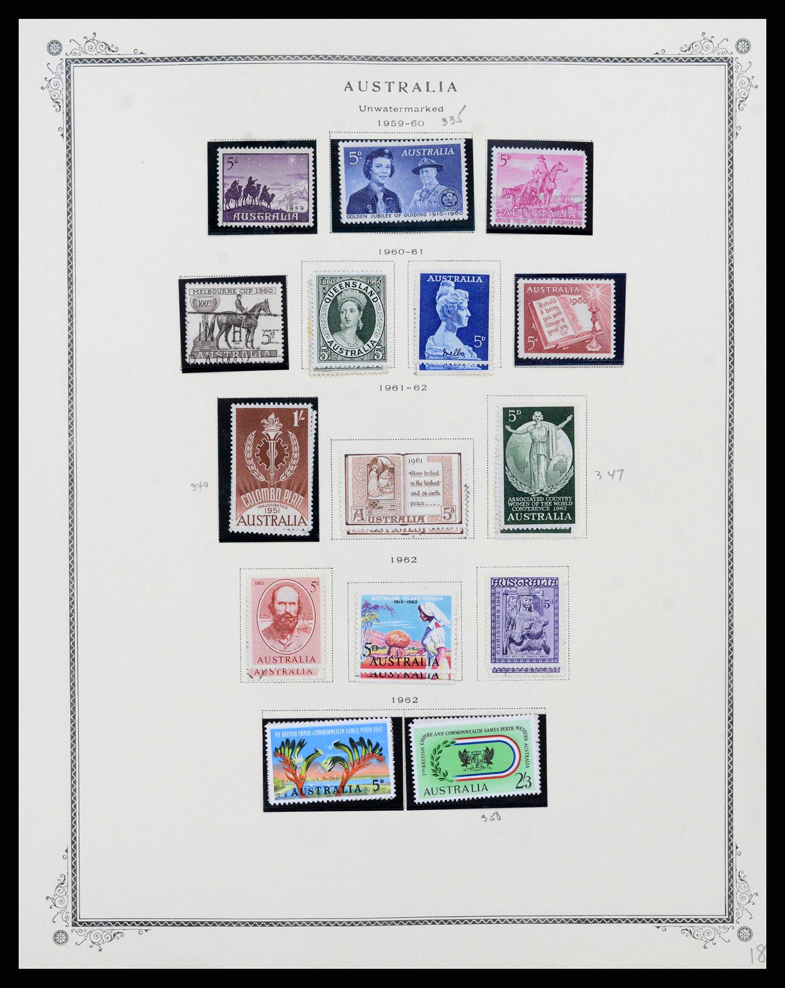 37774 0097 - Stamp collection 37774 Australia and territories 1913-1998.