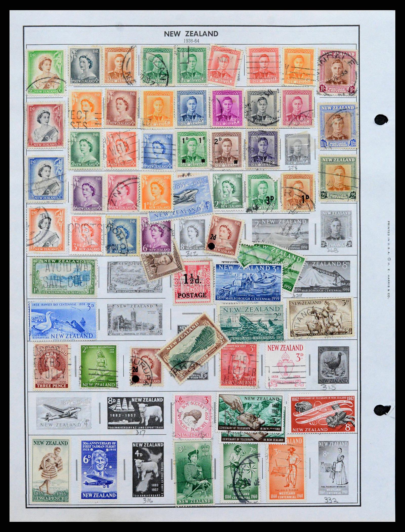37774 0506 - Stamp collection 37774 Australia and territories 1913-1998.