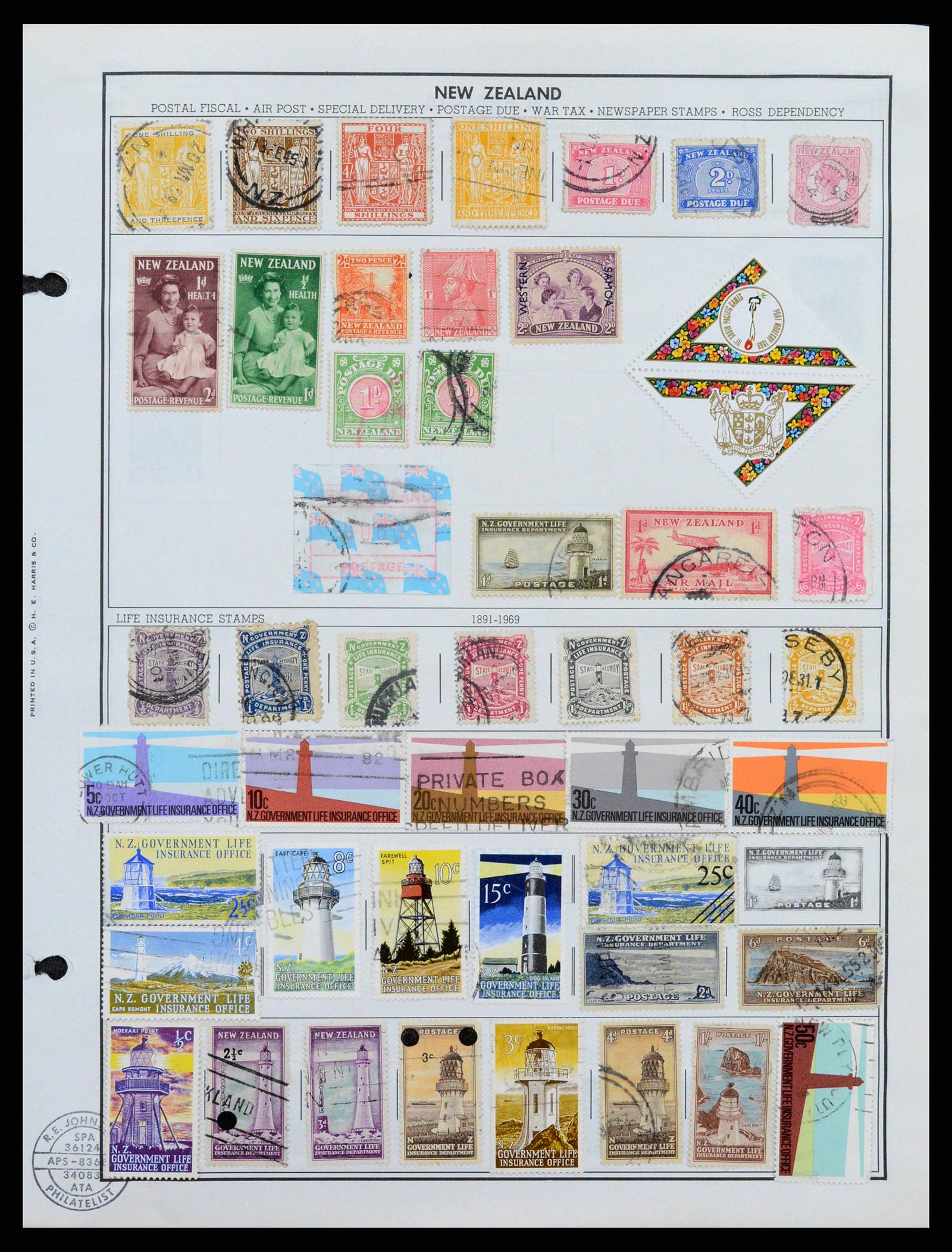 37774 0509 - Stamp collection 37774 Australia and territories 1913-1998.