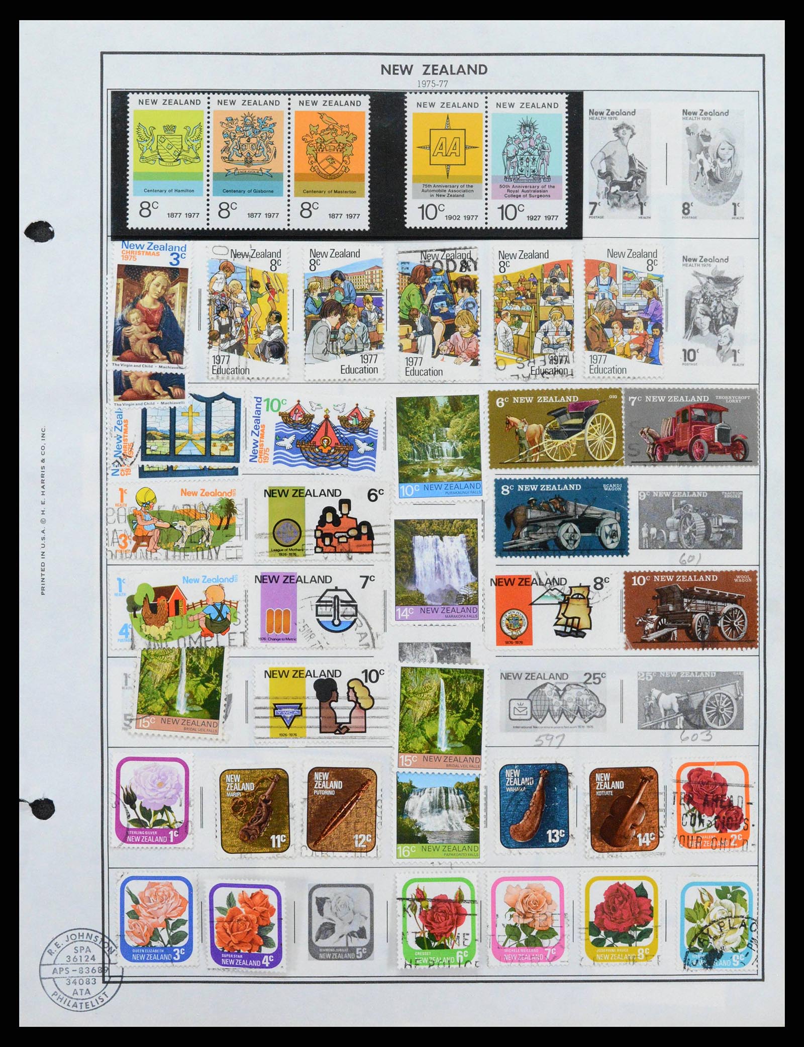 37774 0514 - Stamp collection 37774 Australia and territories 1913-1998.
