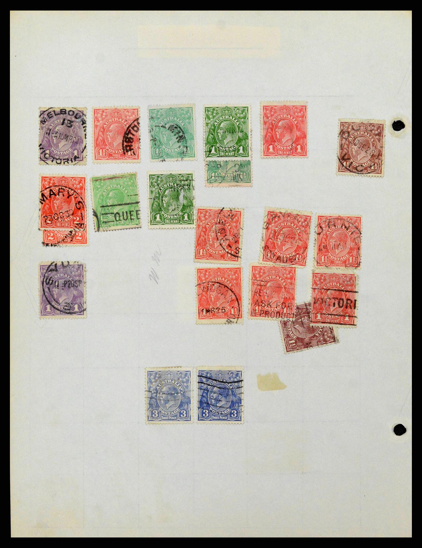 37774 0521 - Stamp collection 37774 Australia and territories 1913-1998.