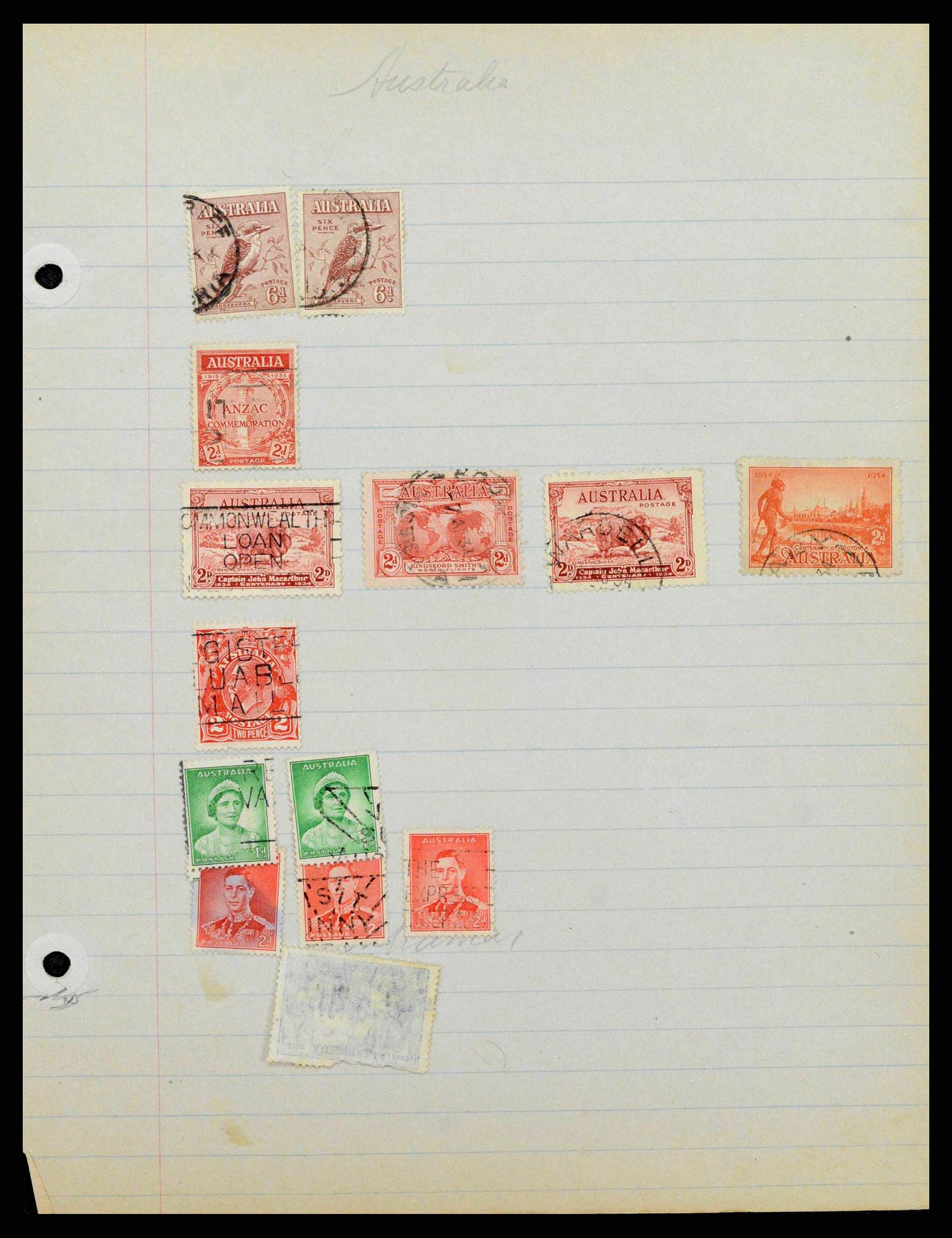 37774 0522 - Stamp collection 37774 Australia and territories 1913-1998.