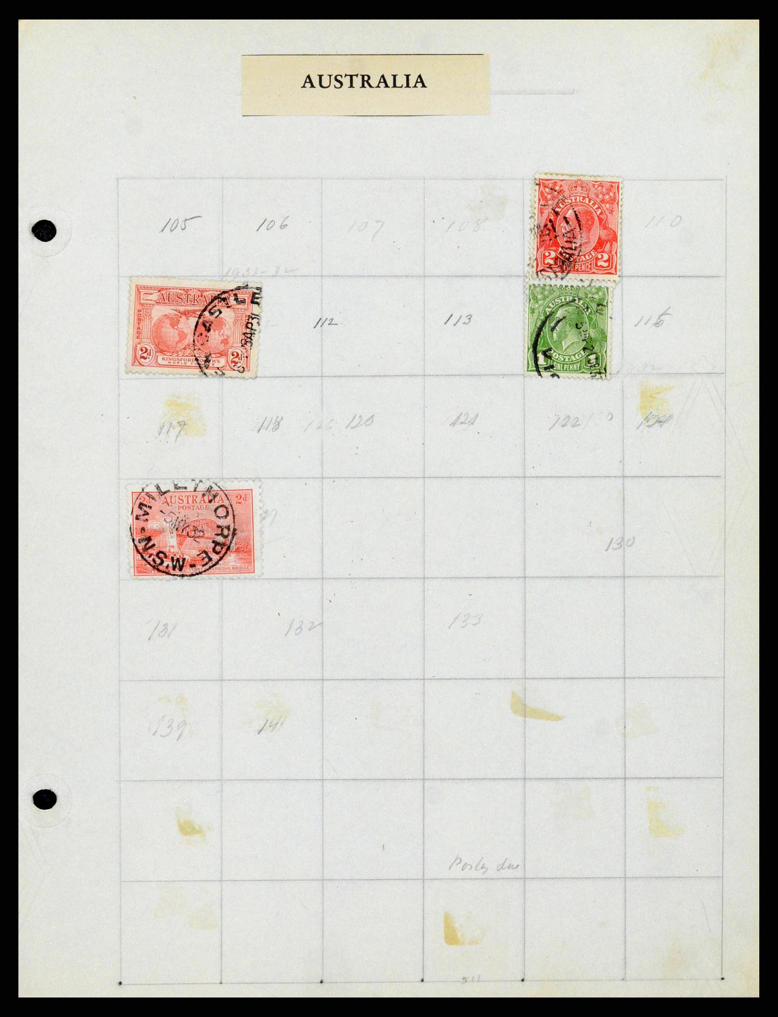 37774 0524 - Stamp collection 37774 Australia and territories 1913-1998.