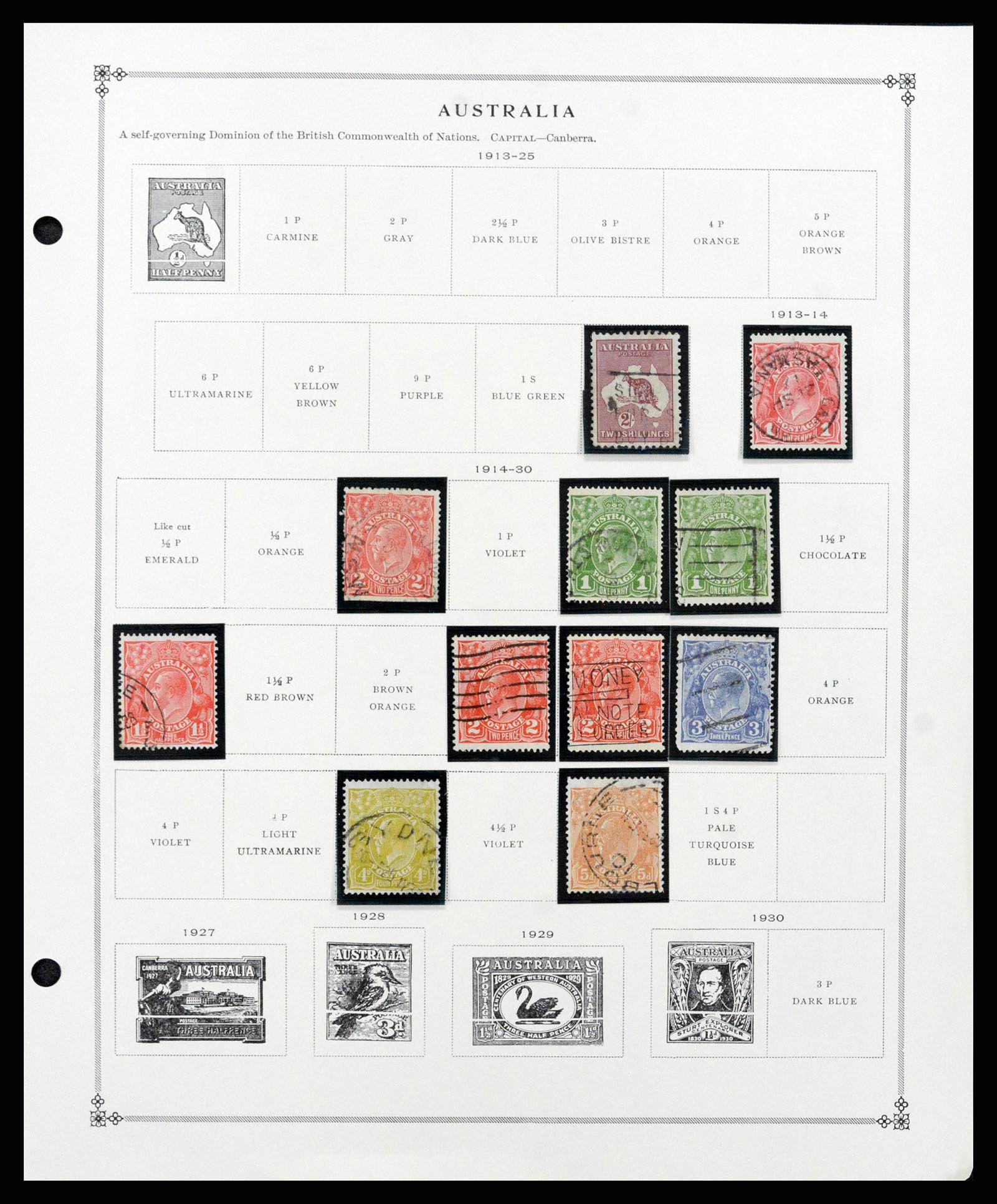 37774 0528 - Stamp collection 37774 Australia and territories 1913-1998.