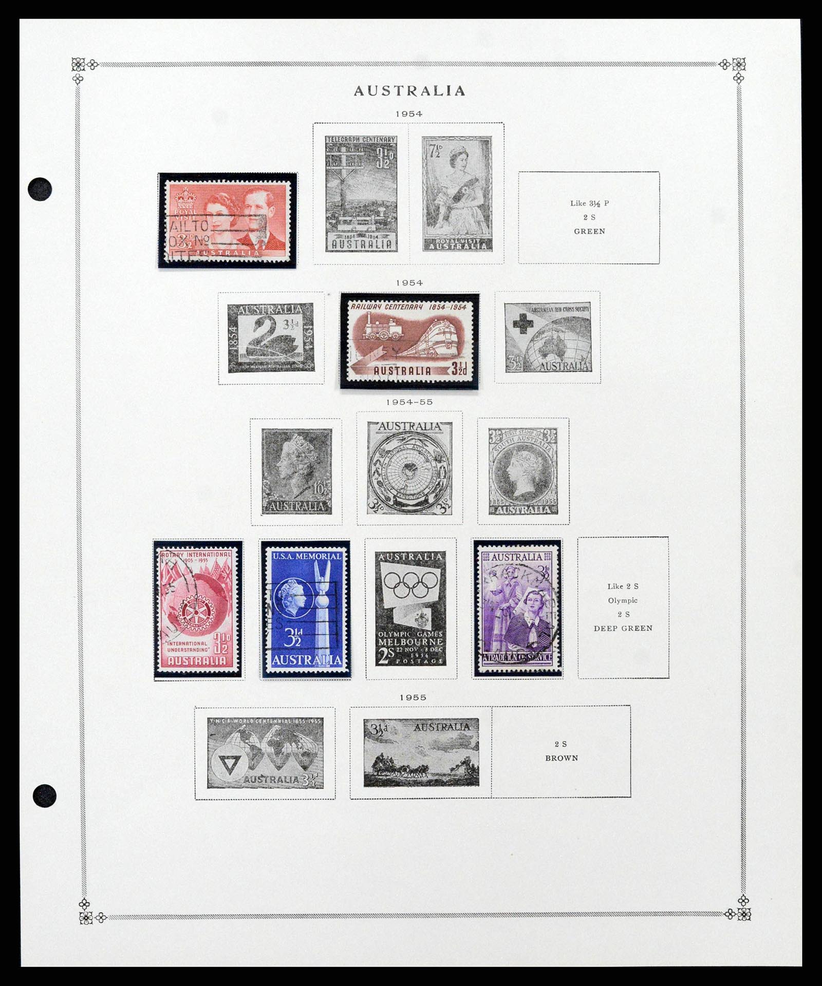 37774 0533 - Stamp collection 37774 Australia and territories 1913-1998.
