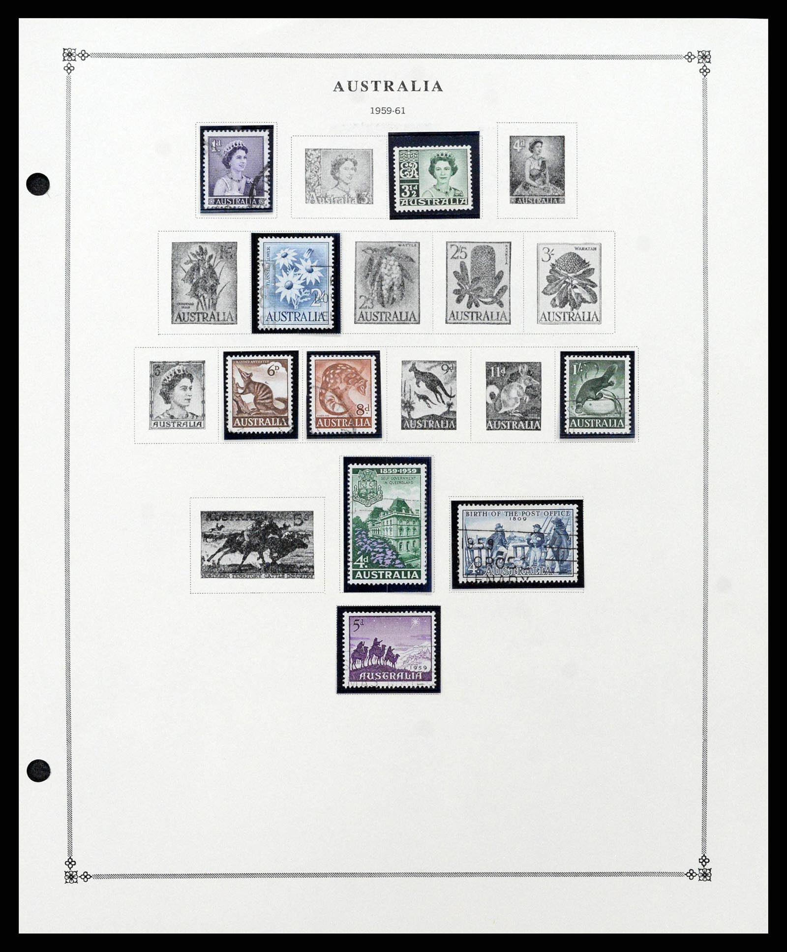 37774 0536 - Stamp collection 37774 Australia and territories 1913-1998.