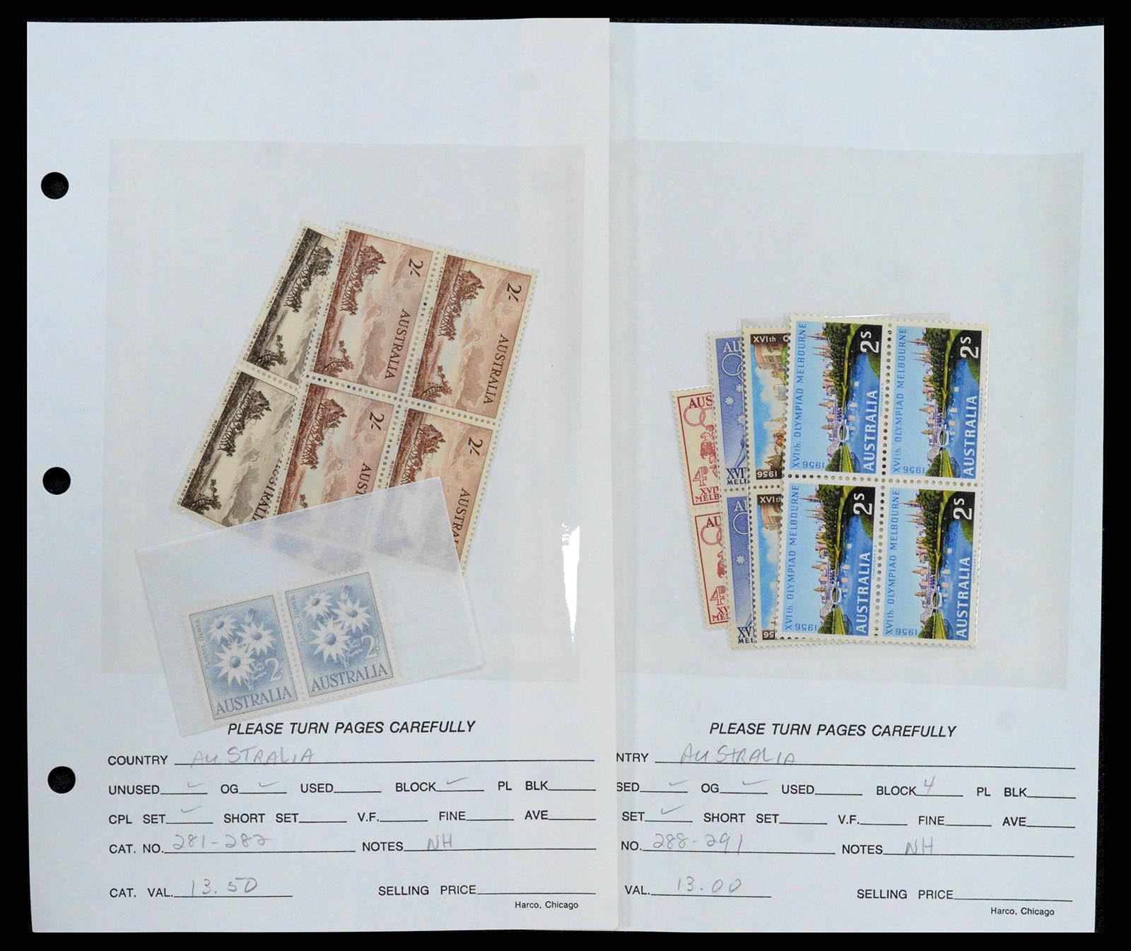 37774 0545 - Postzegelverzameling 37774 Australië en gebieden 1913-1998.