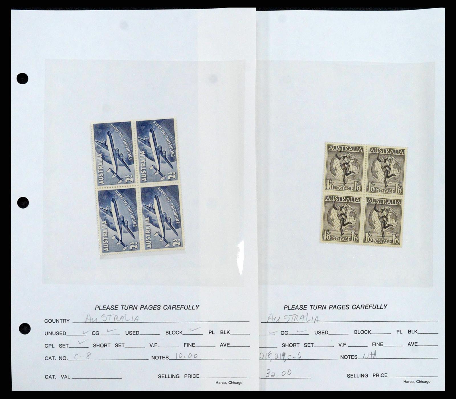 37774 0546 - Postzegelverzameling 37774 Australië en gebieden 1913-1998.