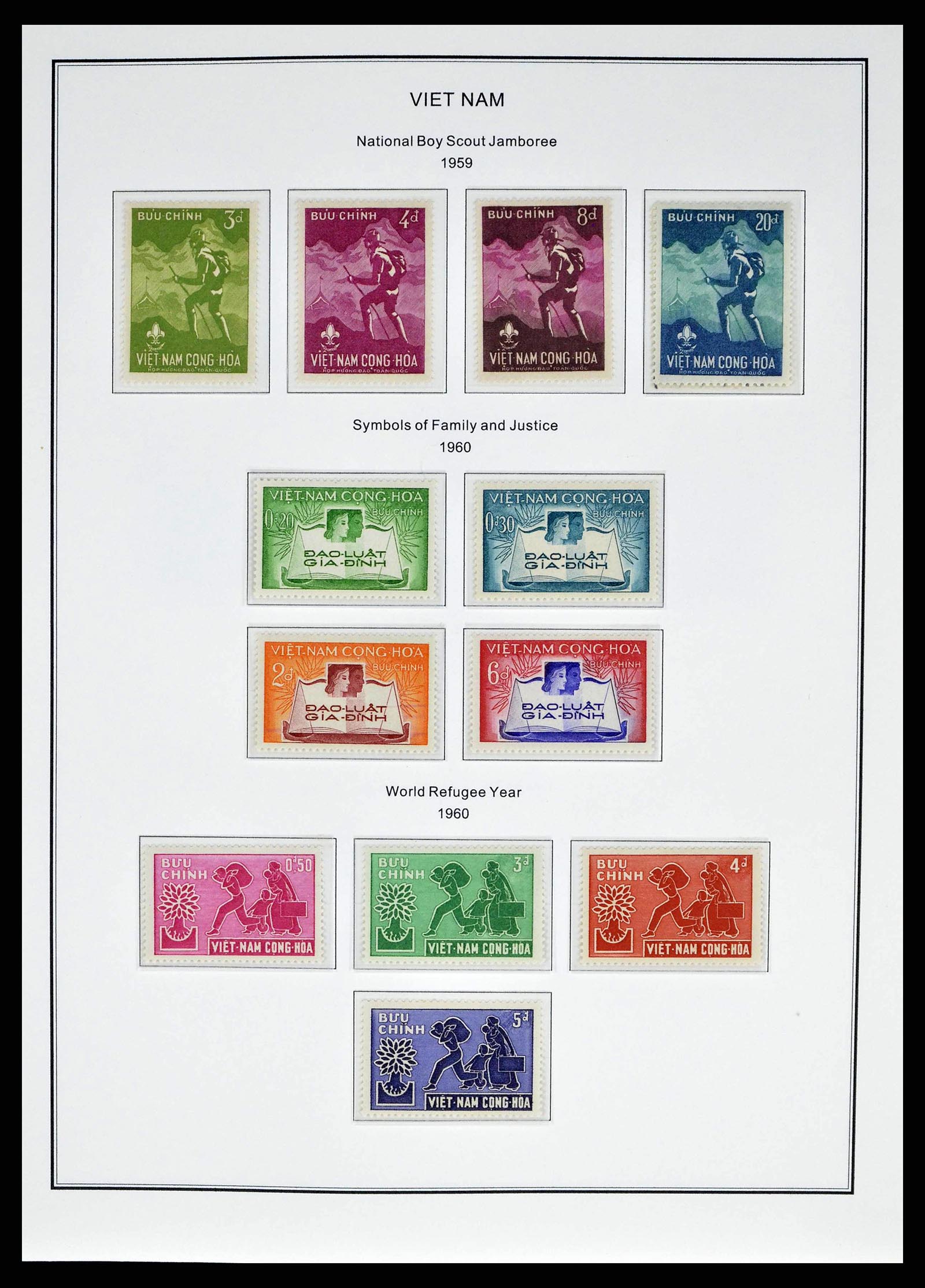 37775 1041 - Postzegelverzameling 37775 Azië 1863-1998.