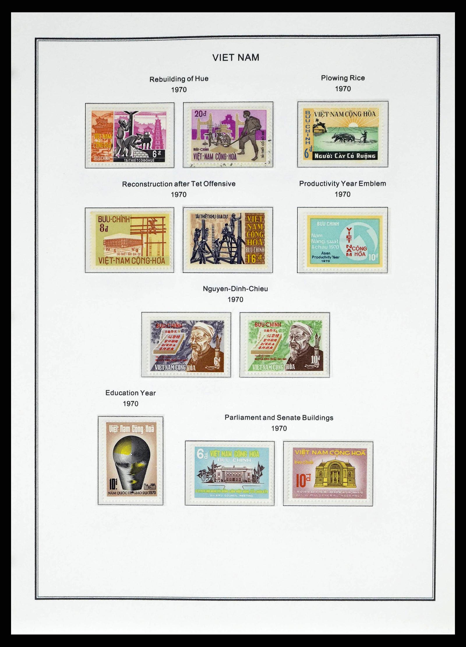 37775 1066 - Postzegelverzameling 37775 Azië 1863-1998.