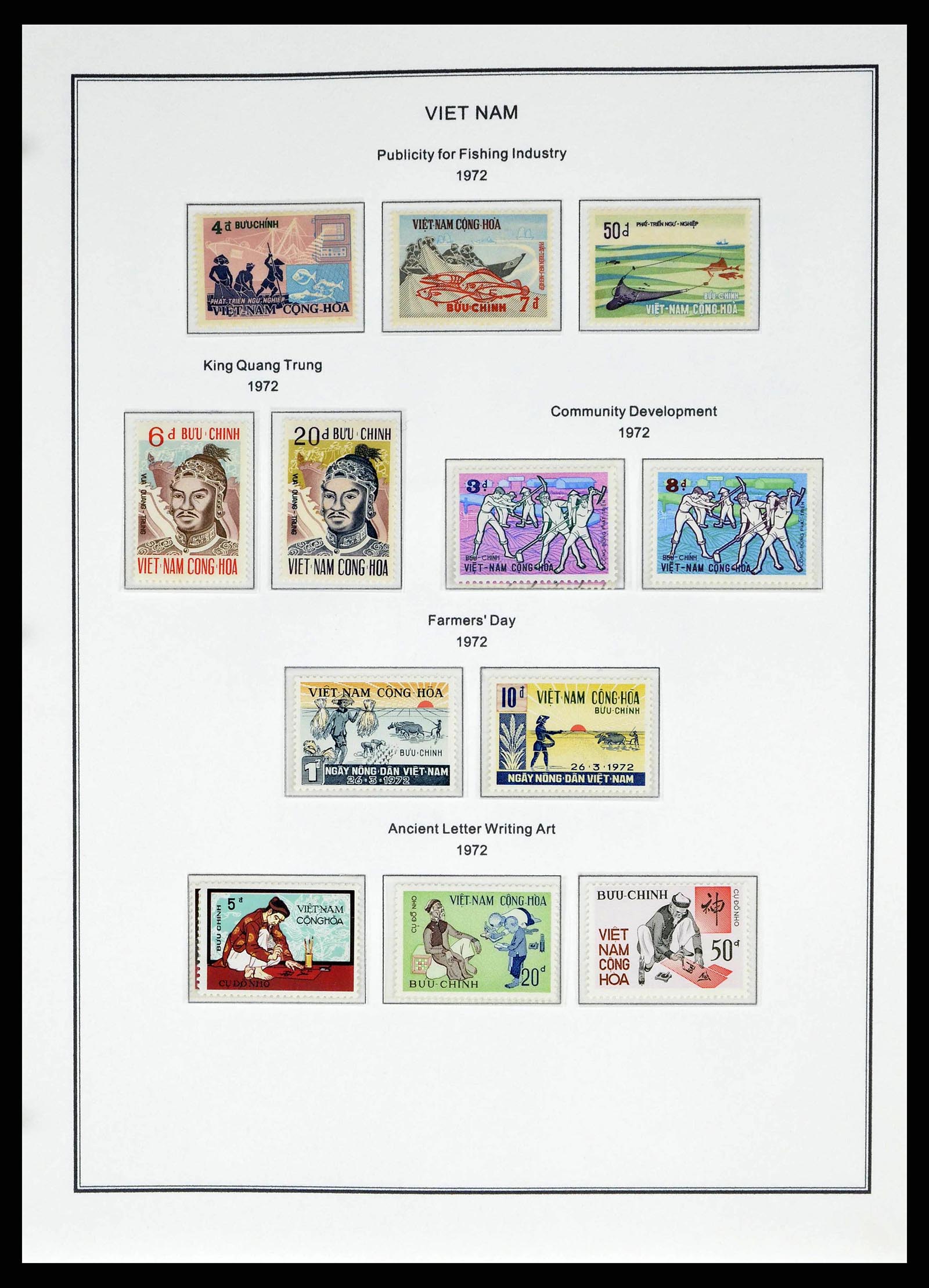 37775 1069 - Postzegelverzameling 37775 Azië 1863-1998.