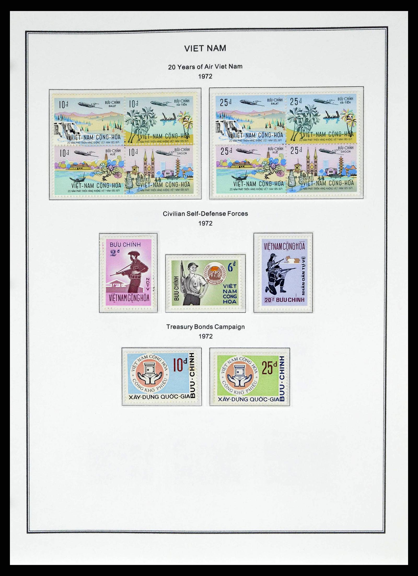 37775 1070 - Postzegelverzameling 37775 Azië 1863-1998.