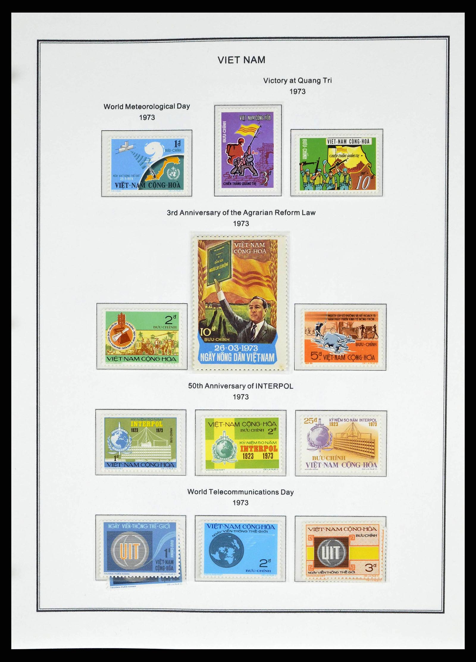 37775 1072 - Postzegelverzameling 37775 Azië 1863-1998.