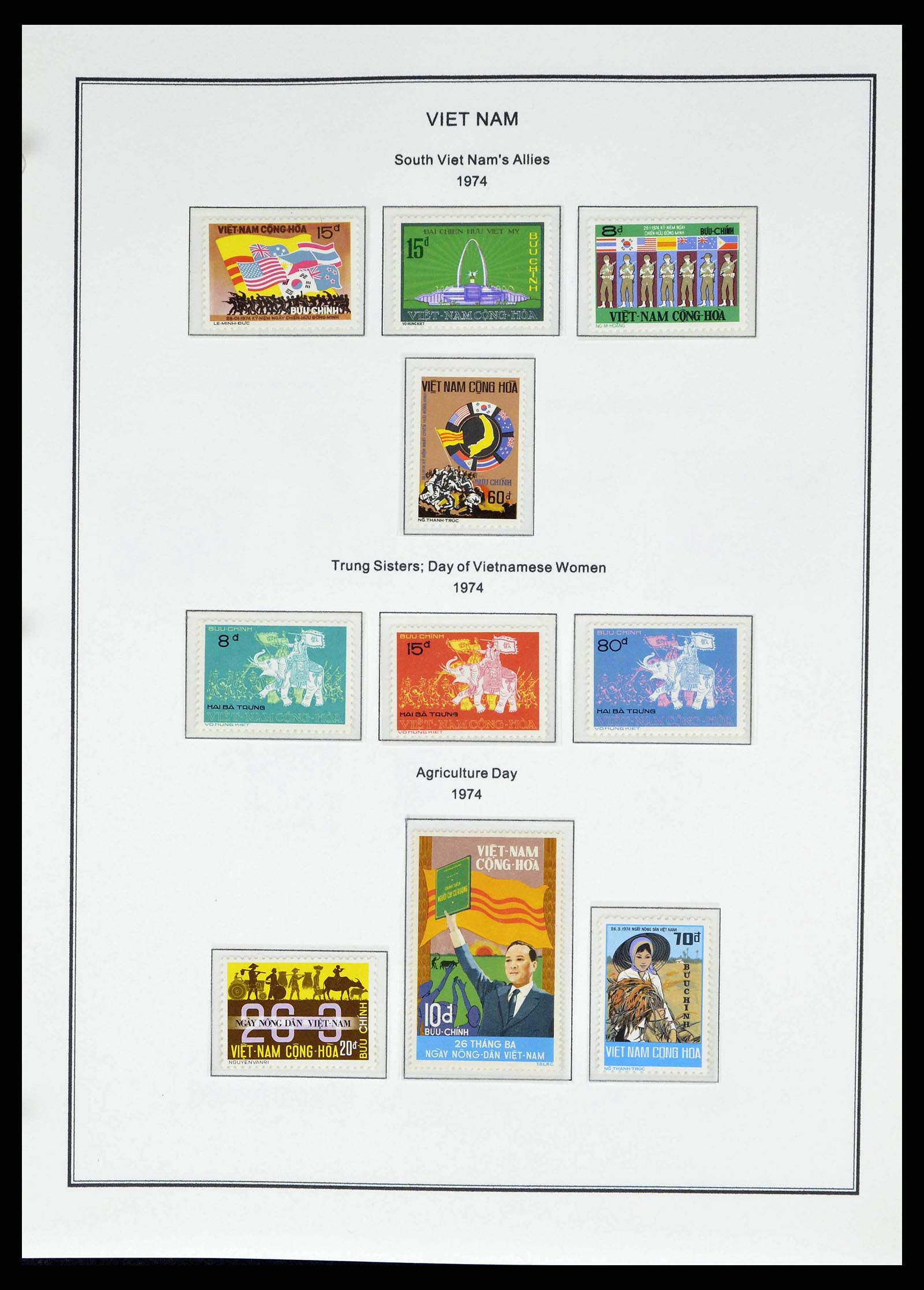 37775 1074 - Postzegelverzameling 37775 Azië 1863-1998.