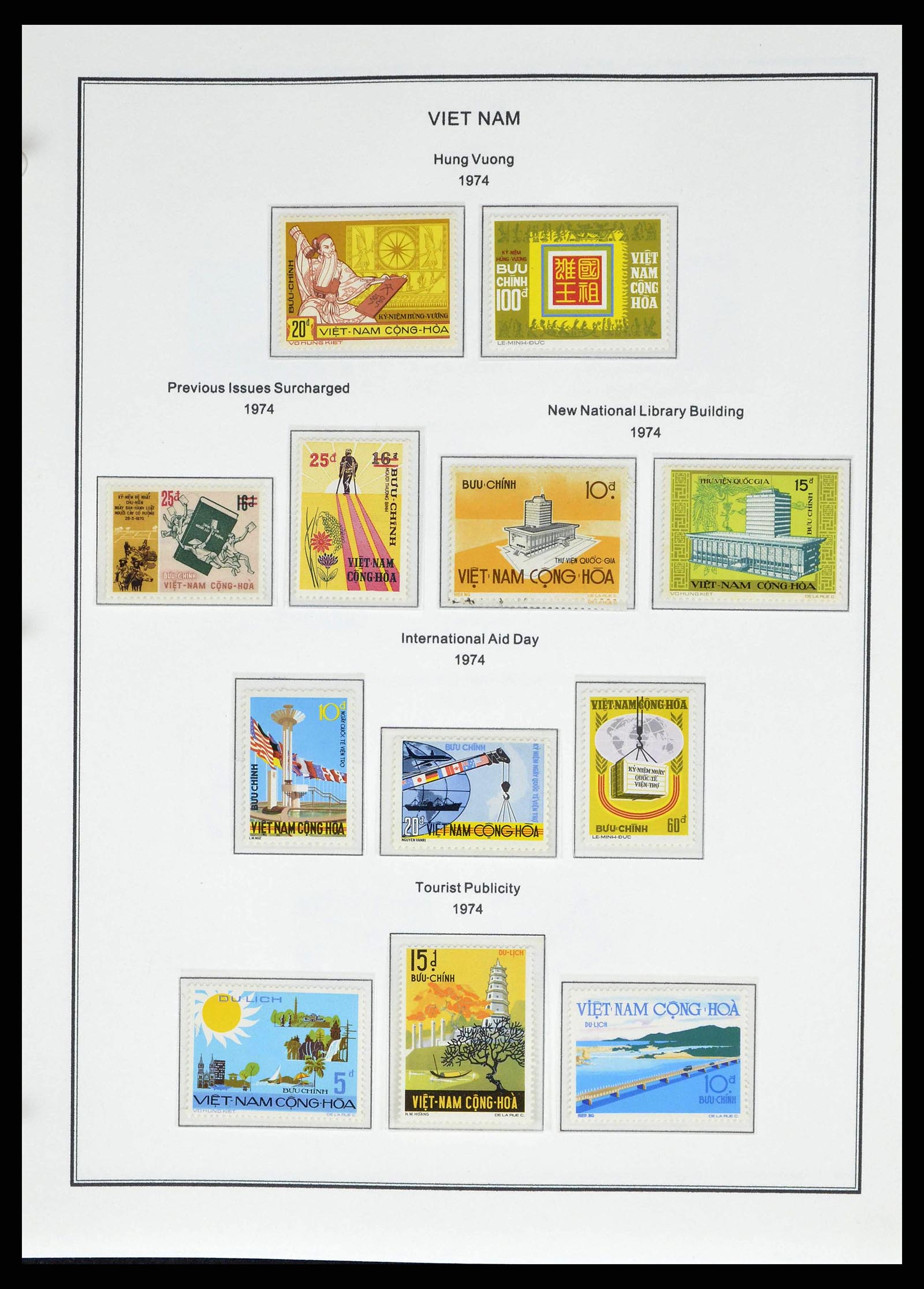 37775 1075 - Postzegelverzameling 37775 Azië 1863-1998.