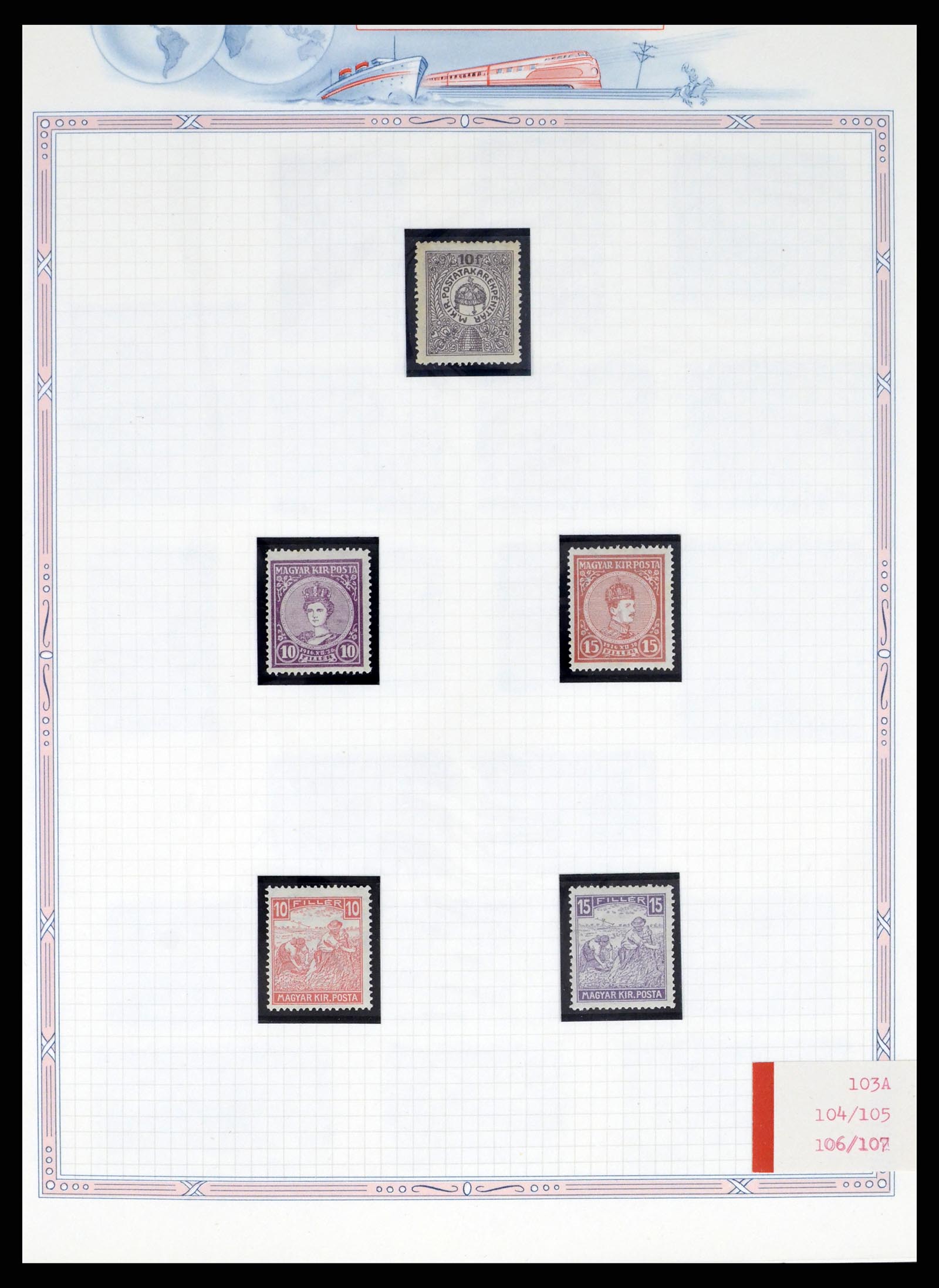 37776 0002 - Stamp collection 37776 Hungary 1871-1998.