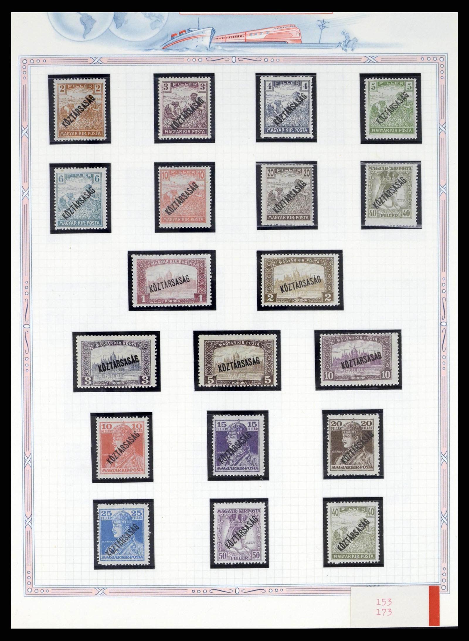 37776 0005 - Stamp collection 37776 Hungary 1871-1998.