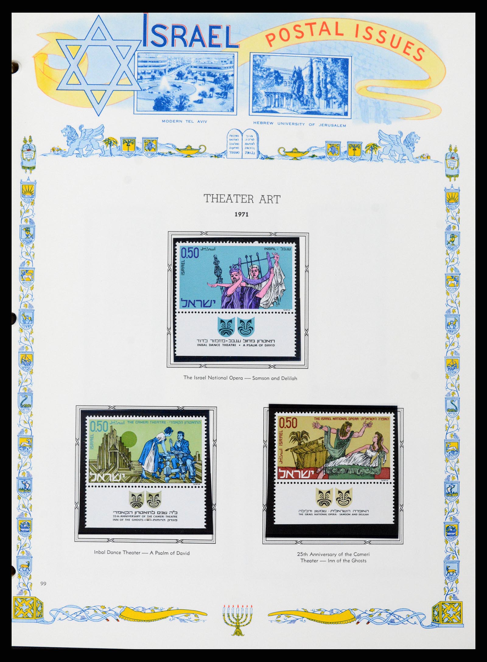 37778 094 - Postzegelverzameling 37778 Israël 1948-1983.