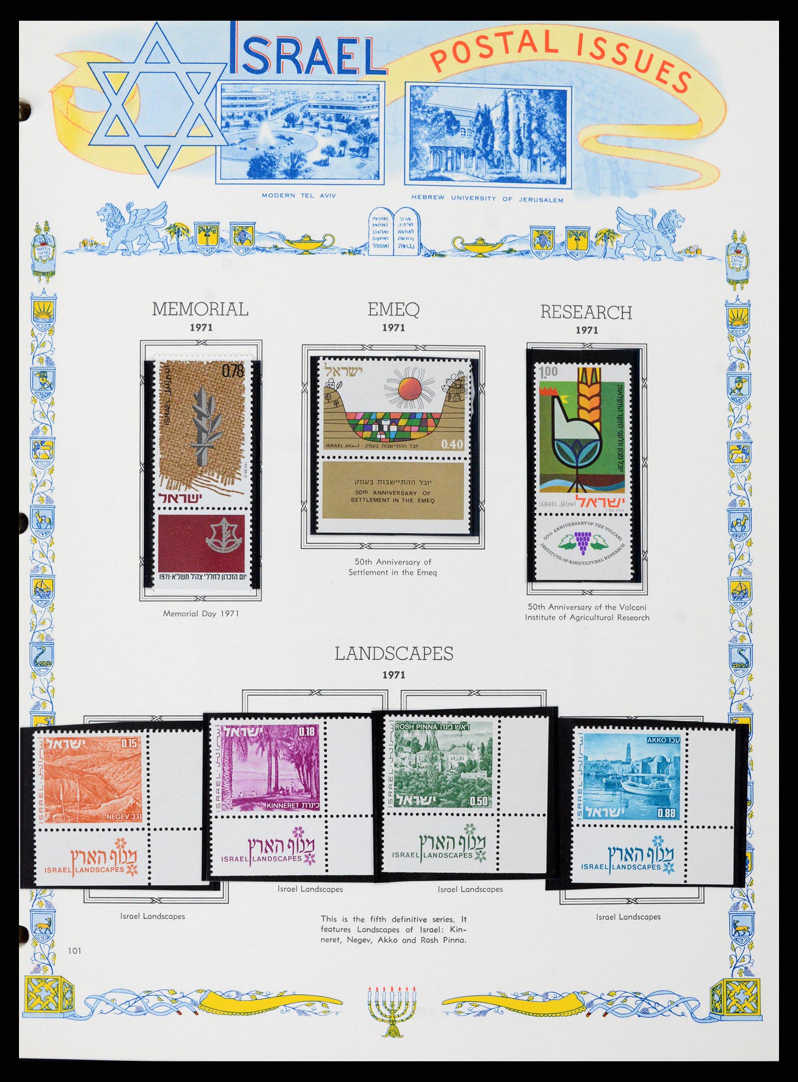 37778 096 - Postzegelverzameling 37778 Israël 1948-1983.
