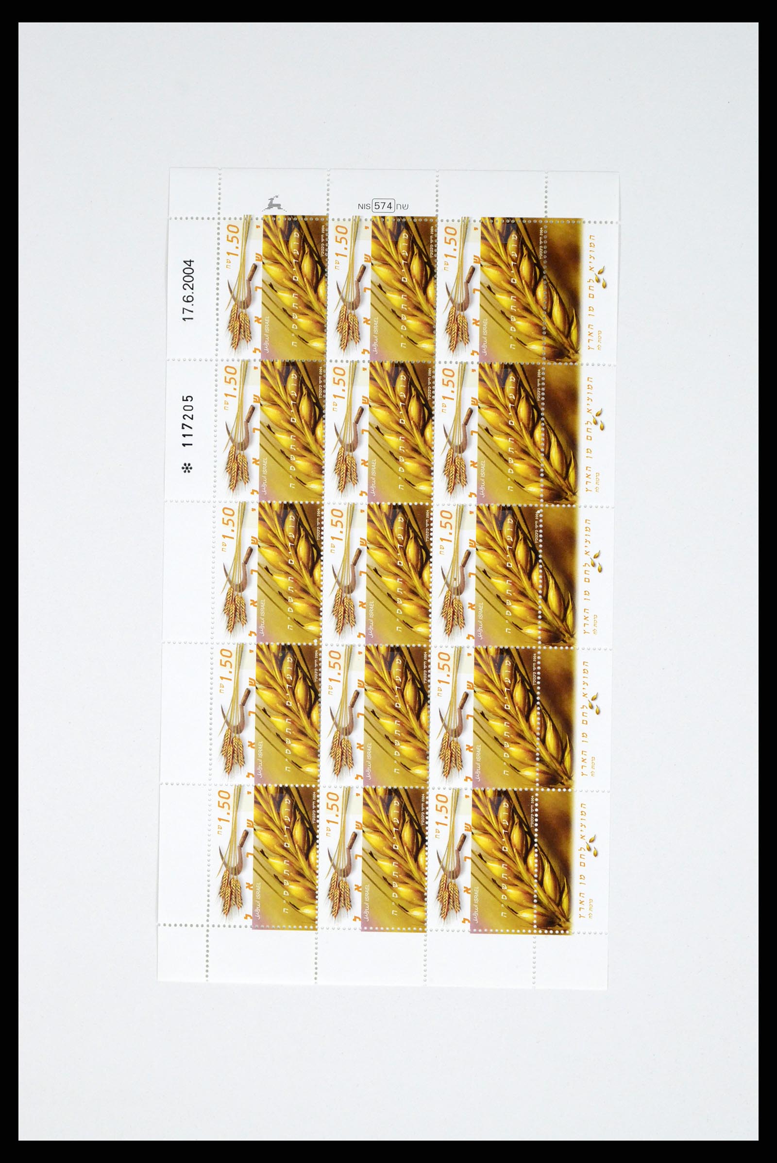 37779 343 - Postzegelverzameling 37779 Israël velletjes 1986-2009.