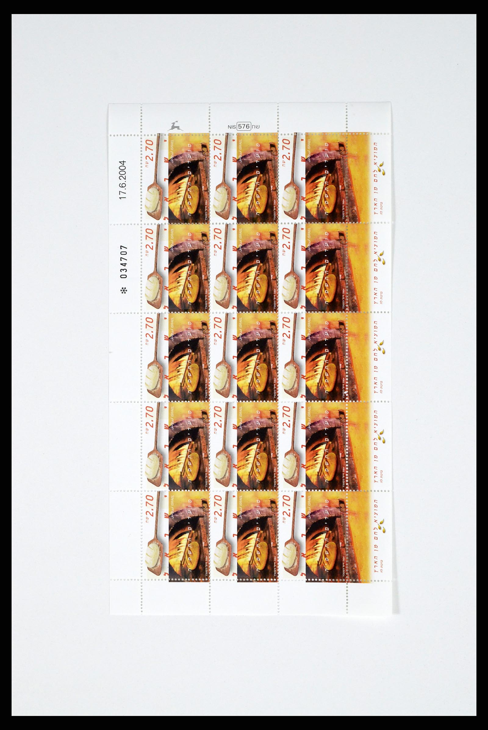 37779 344 - Postzegelverzameling 37779 Israël velletjes 1986-2009.