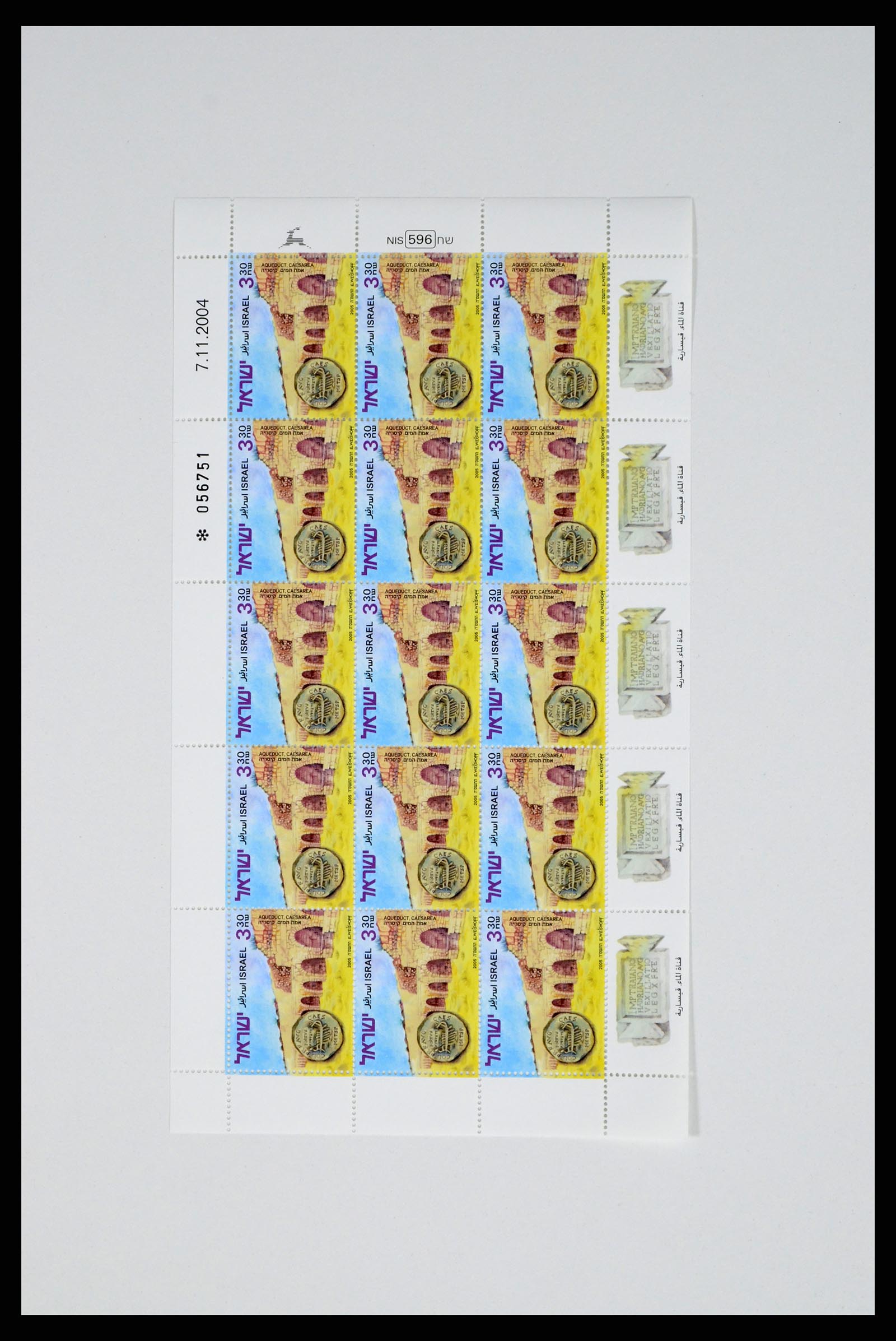37779 352 - Postzegelverzameling 37779 Israël velletjes 1986-2009.