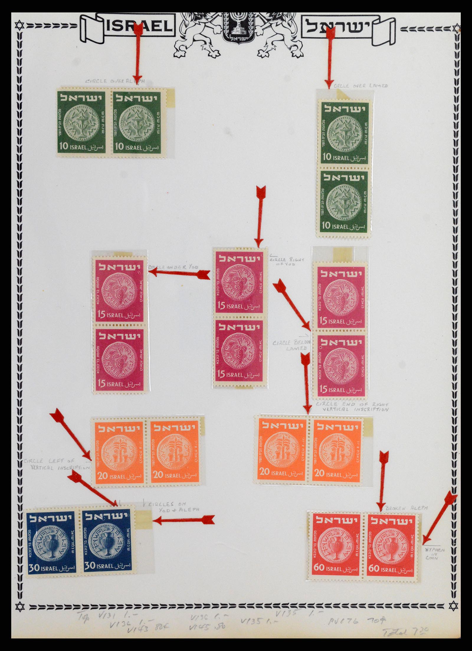 37781 008 - Postzegelverzameling 37781 Israël 1948-2017!!