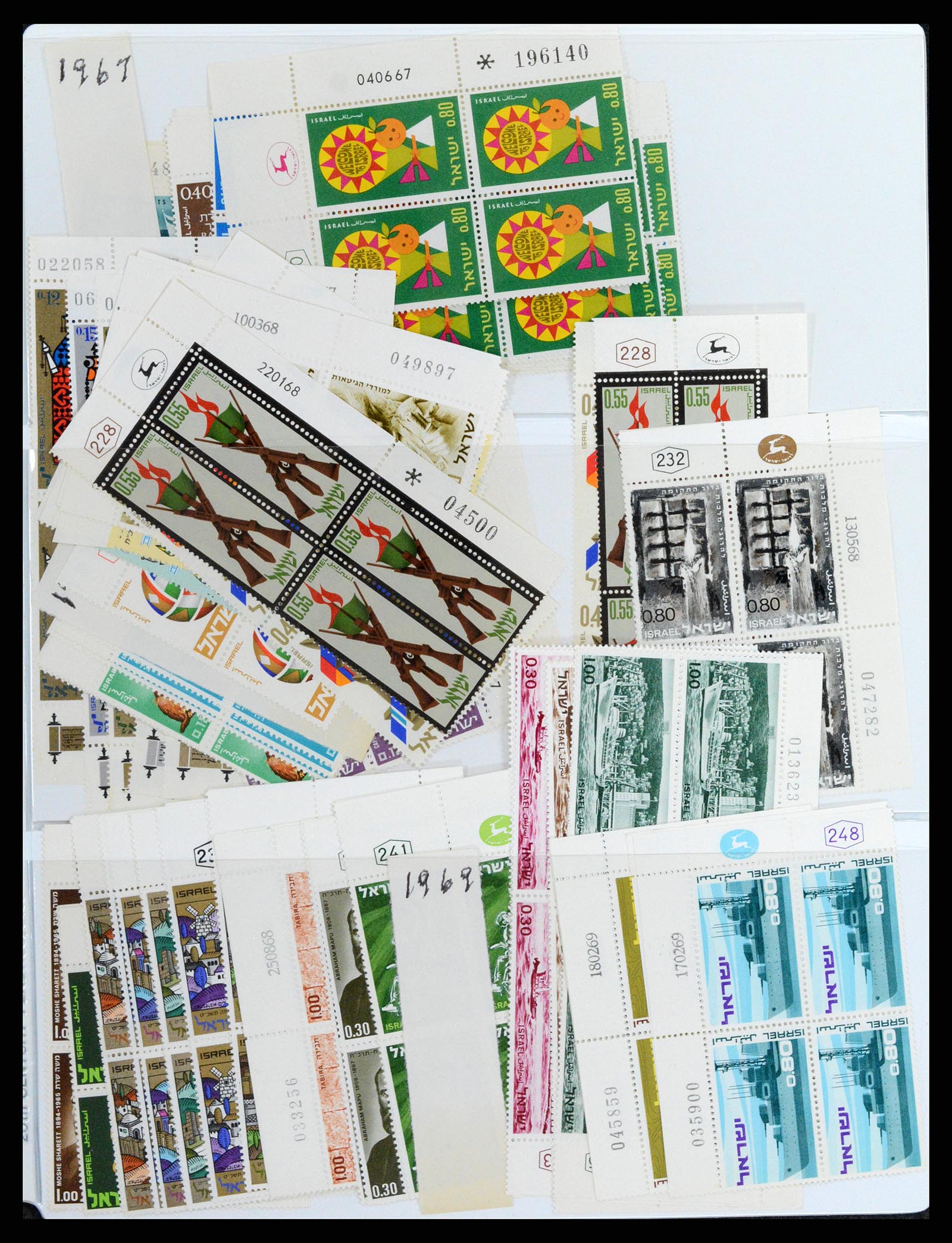 37781 043 - Postzegelverzameling 37781 Israël 1948-2017!!