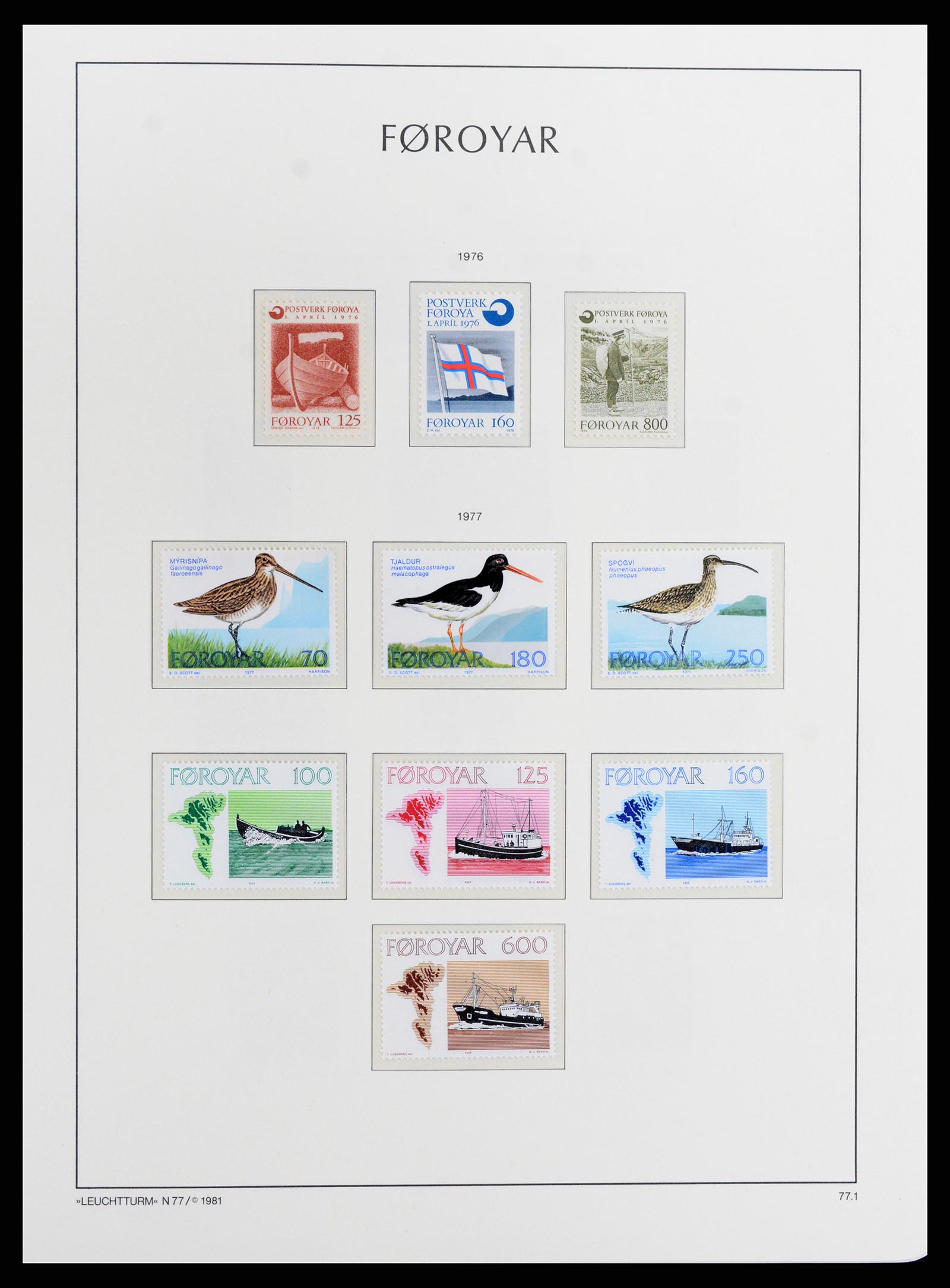 37784 002 - Postzegelverzameling 37784 Faeroer 1975-2014.
