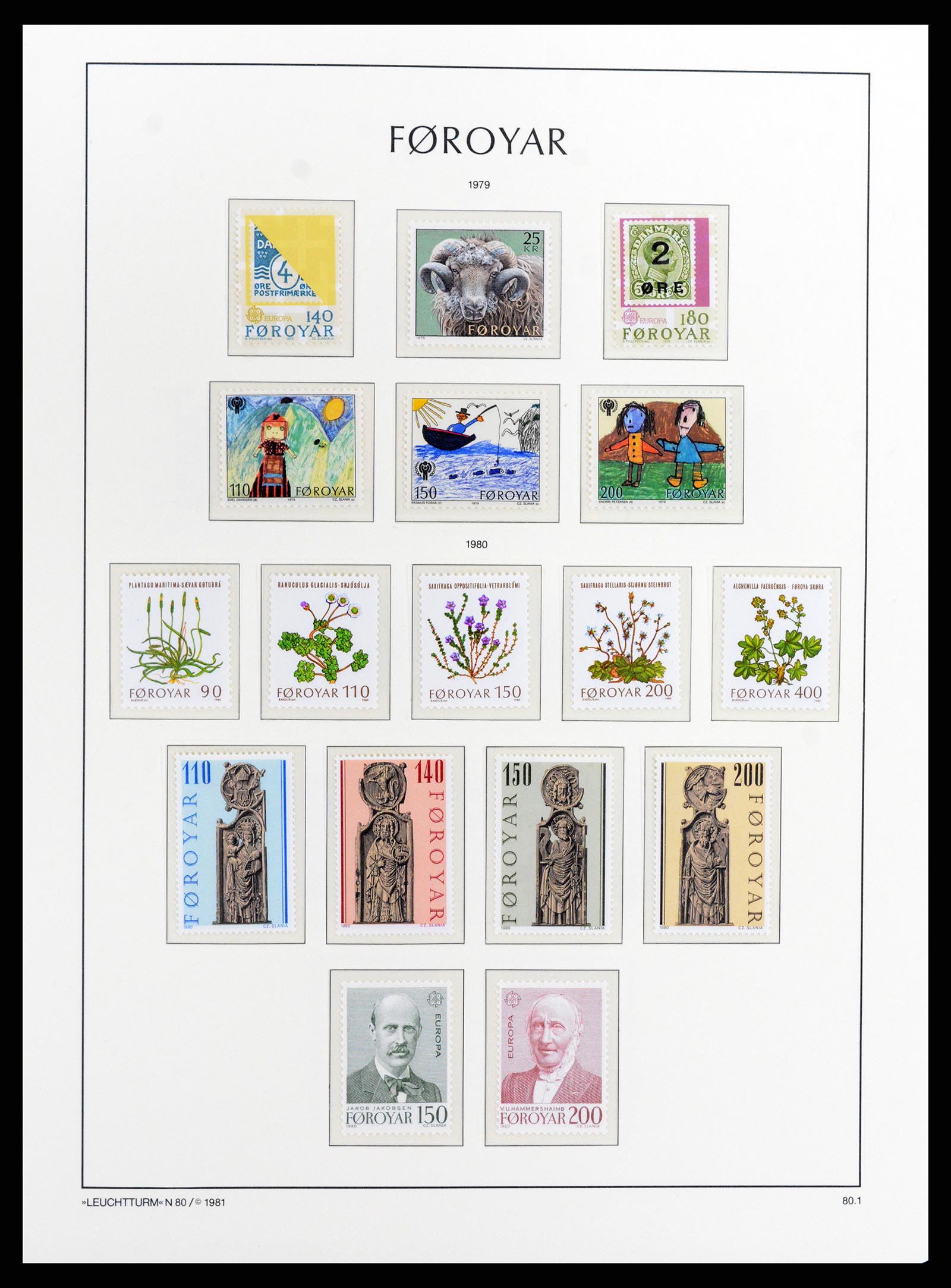 37784 004 - Postzegelverzameling 37784 Faeroer 1975-2014.
