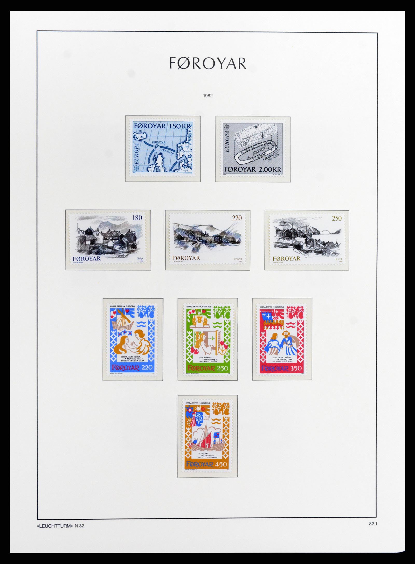 37784 006 - Postzegelverzameling 37784 Faeroer 1975-2014.