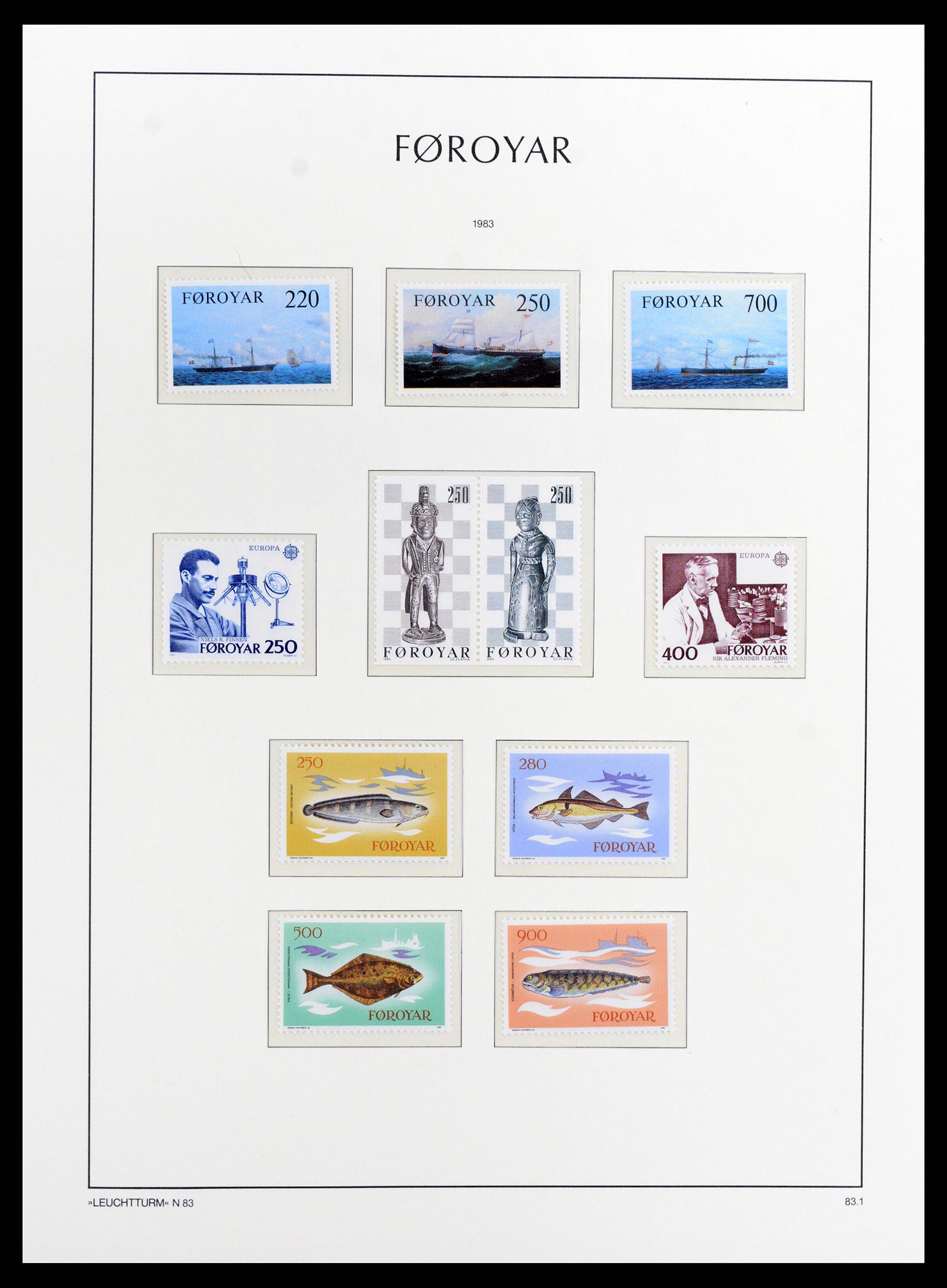 37784 007 - Postzegelverzameling 37784 Faeroer 1975-2014.