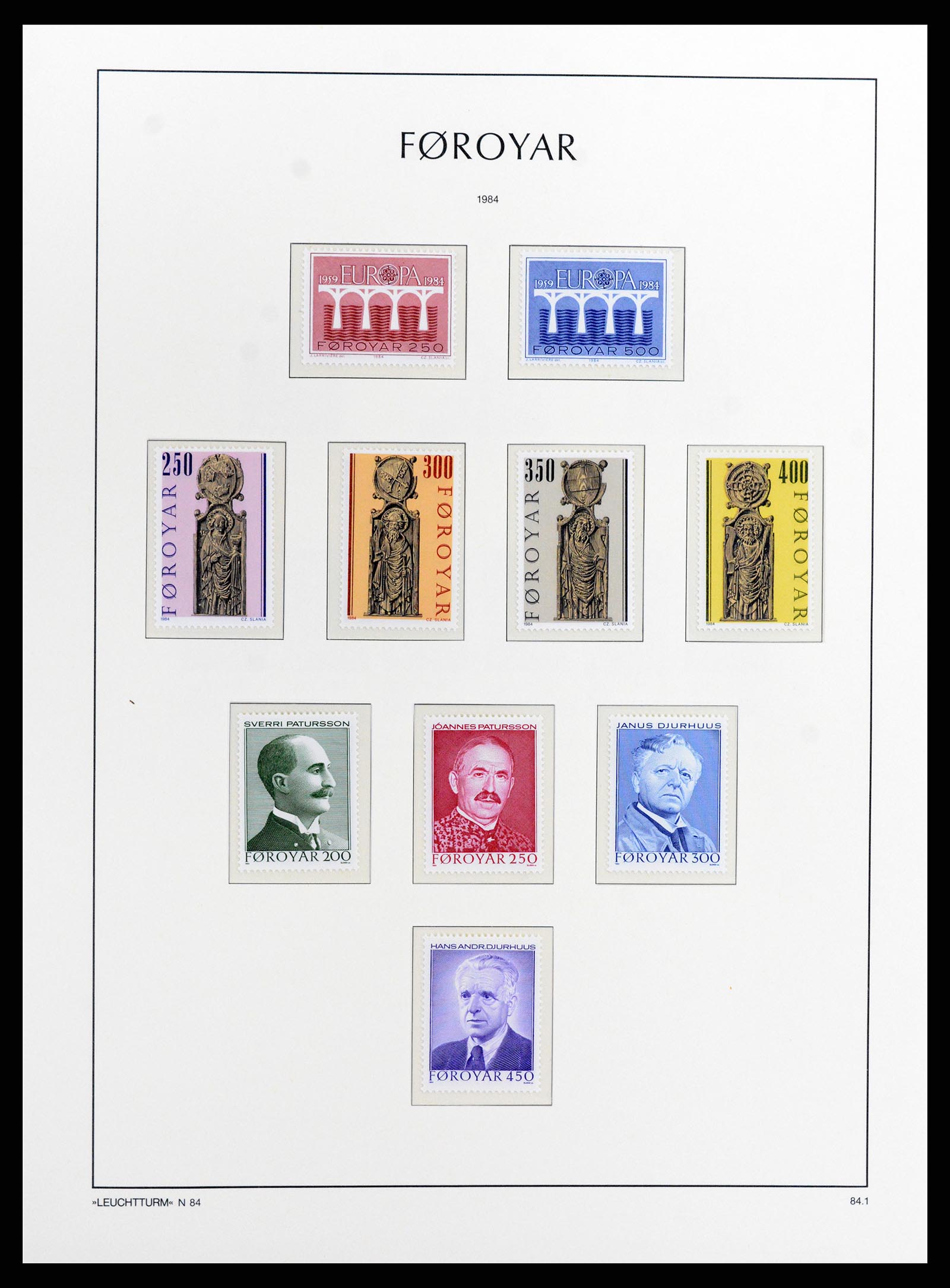 37784 009 - Postzegelverzameling 37784 Faeroer 1975-2014.