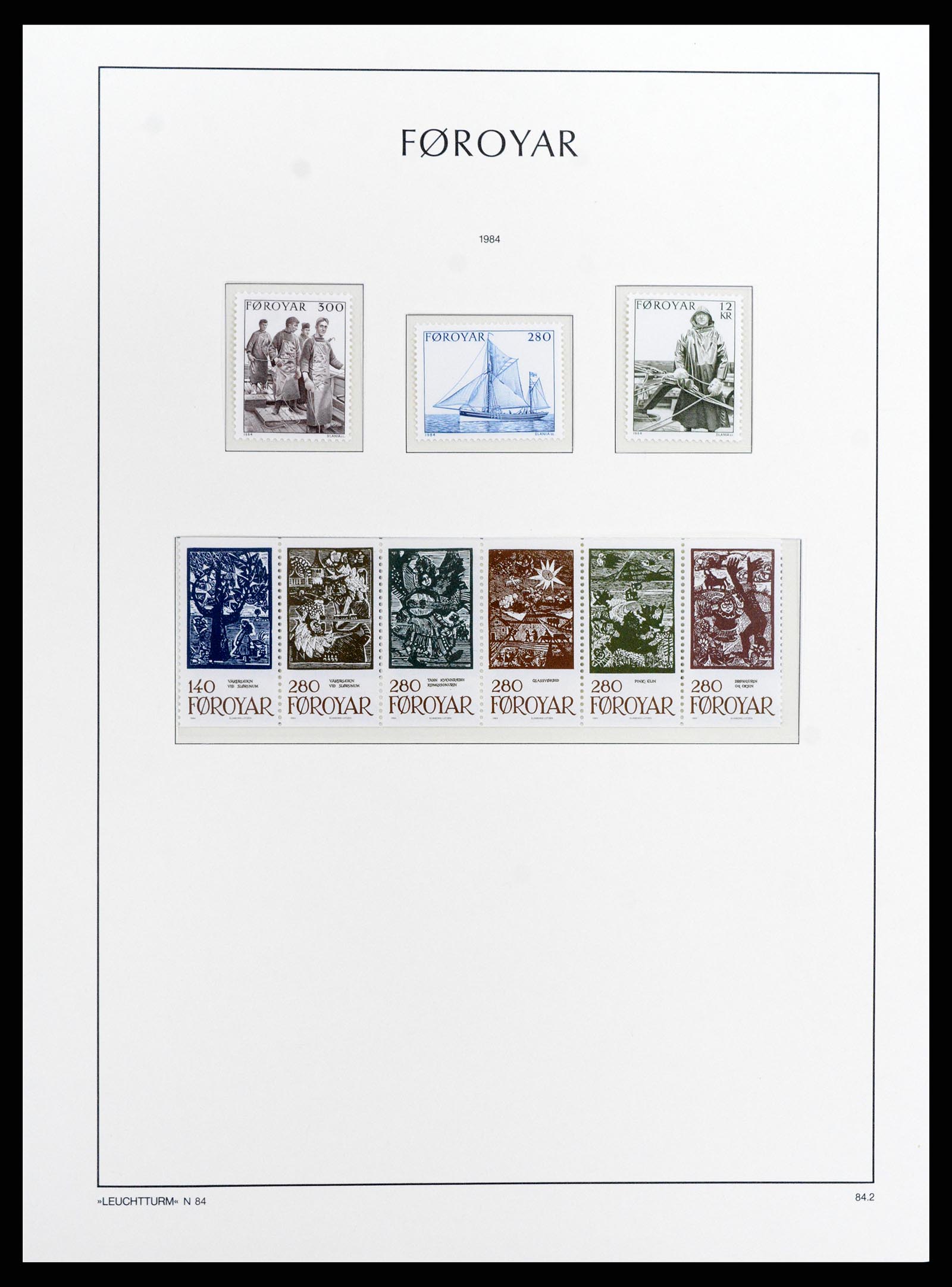 37784 010 - Postzegelverzameling 37784 Faeroer 1975-2014.