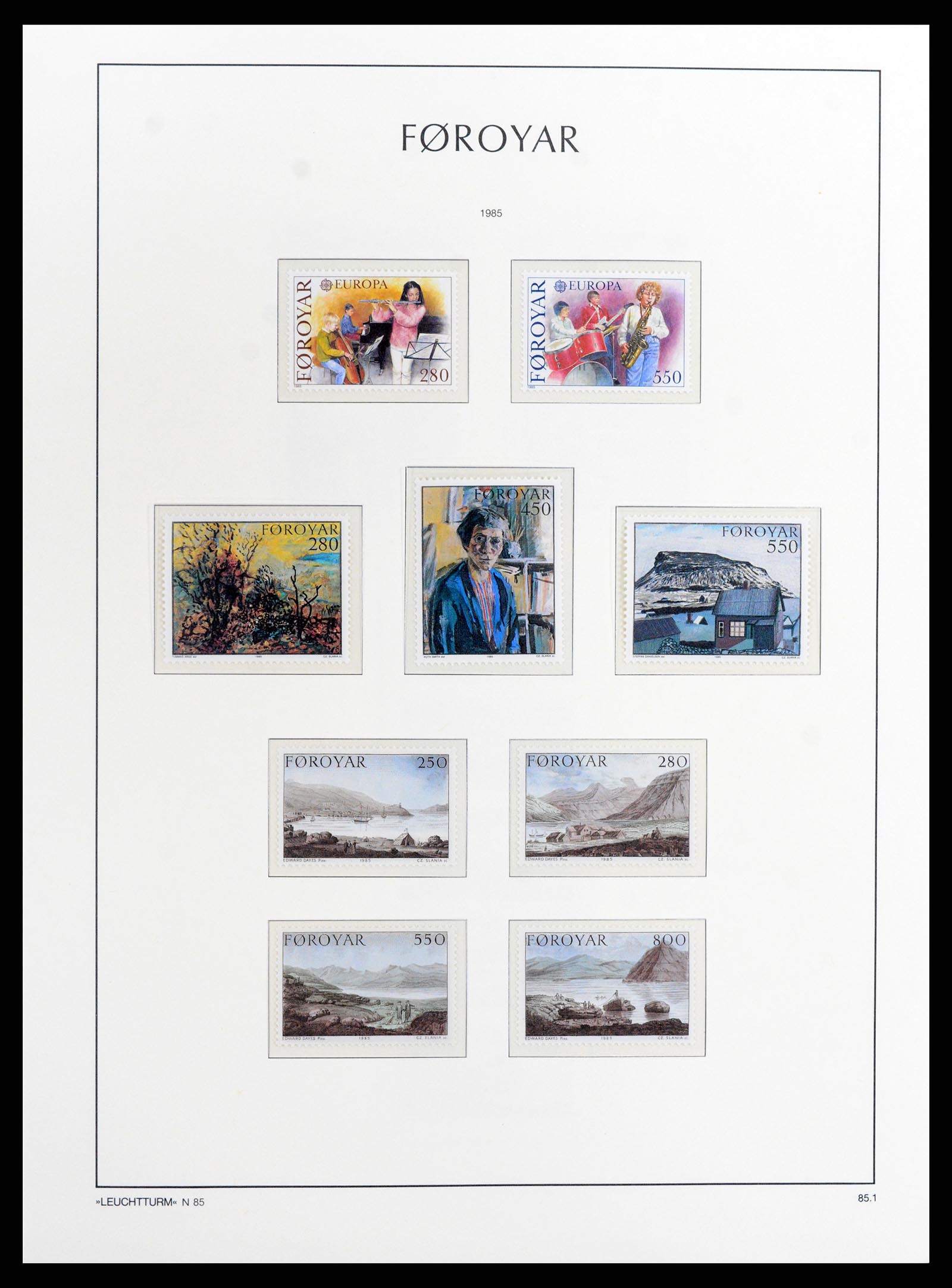 37784 011 - Postzegelverzameling 37784 Faeroer 1975-2014.