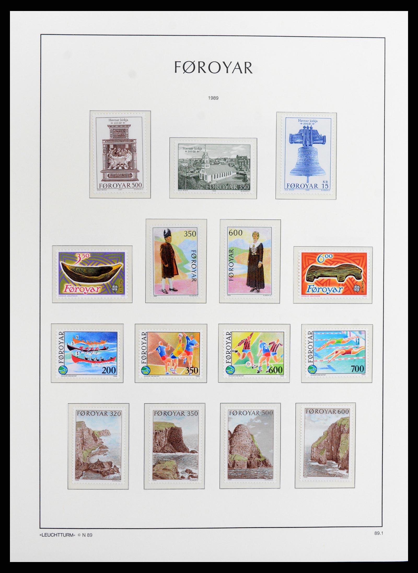 37784 019 - Postzegelverzameling 37784 Faeroer 1975-2014.