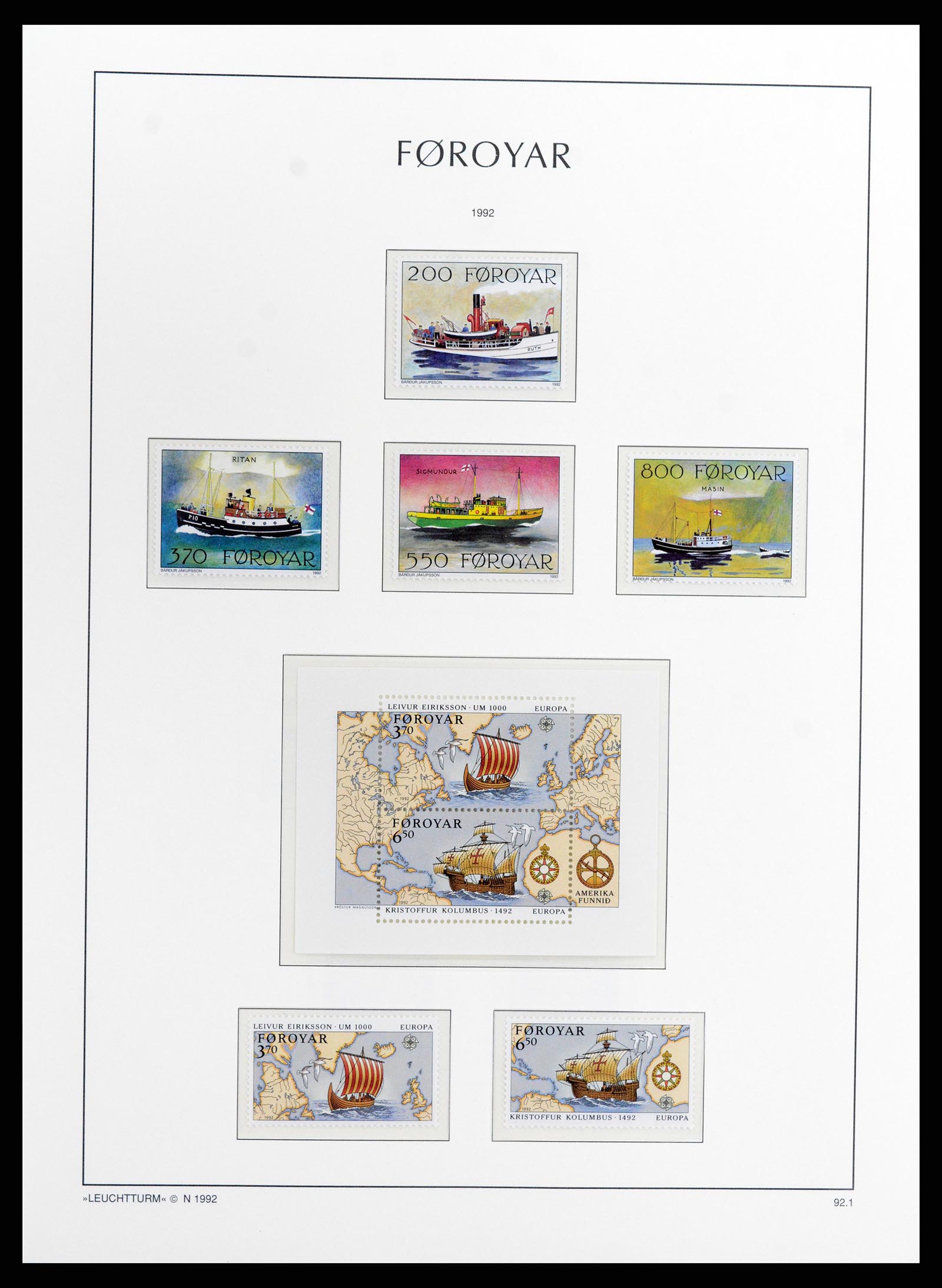37784 024 - Postzegelverzameling 37784 Faeroer 1975-2014.