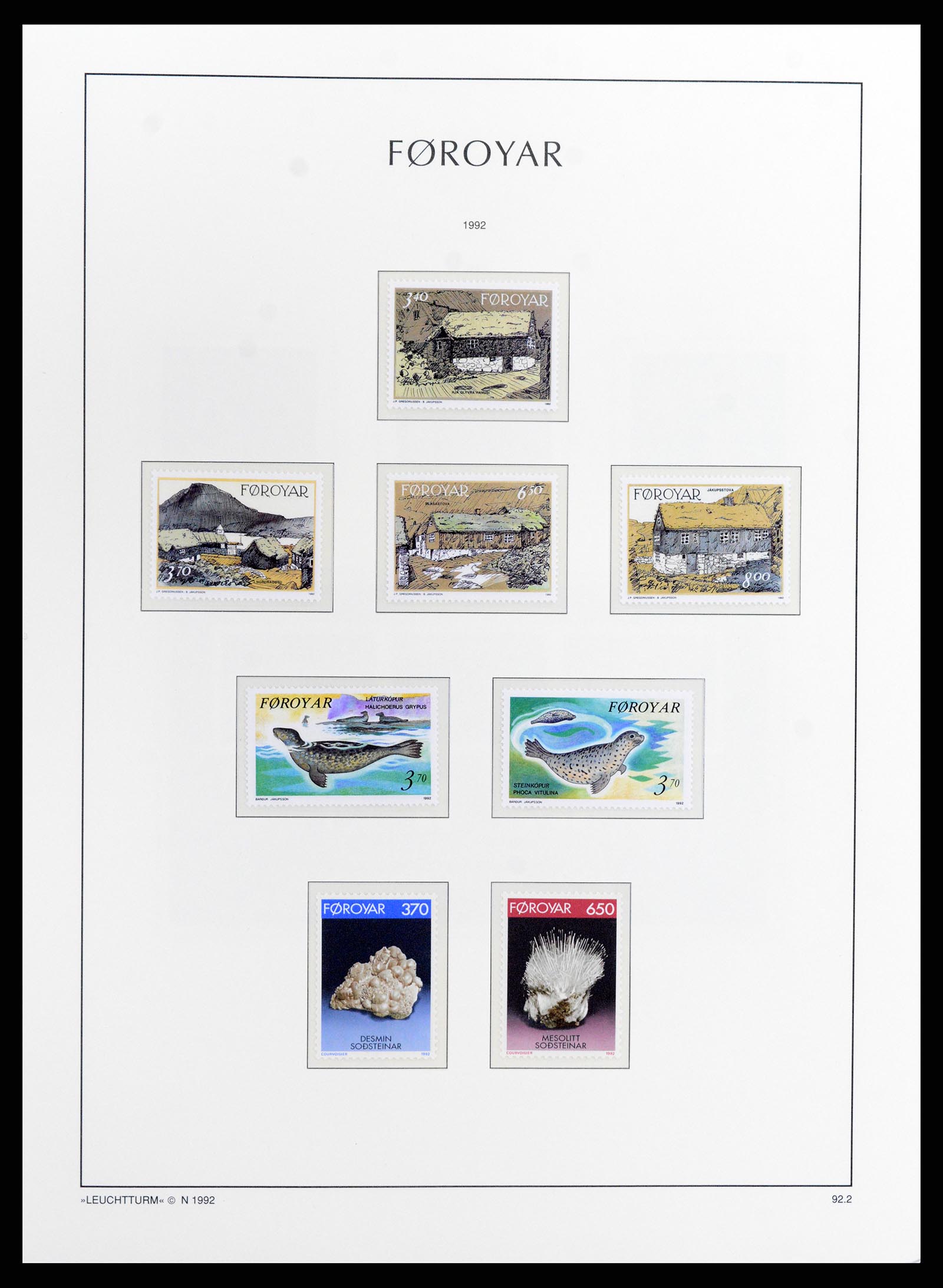37784 025 - Postzegelverzameling 37784 Faeroer 1975-2014.