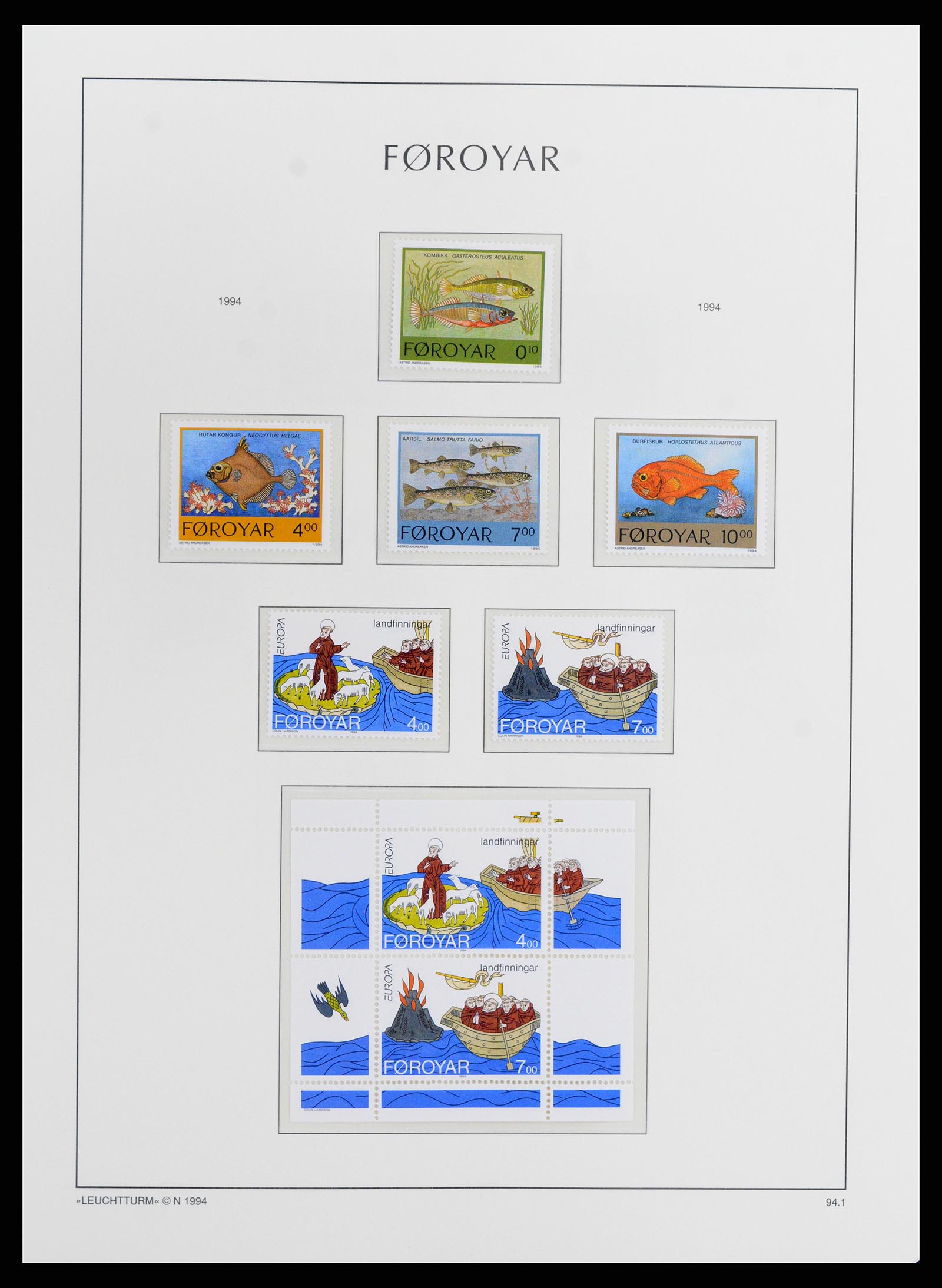 37784 028 - Postzegelverzameling 37784 Faeroer 1975-2014.