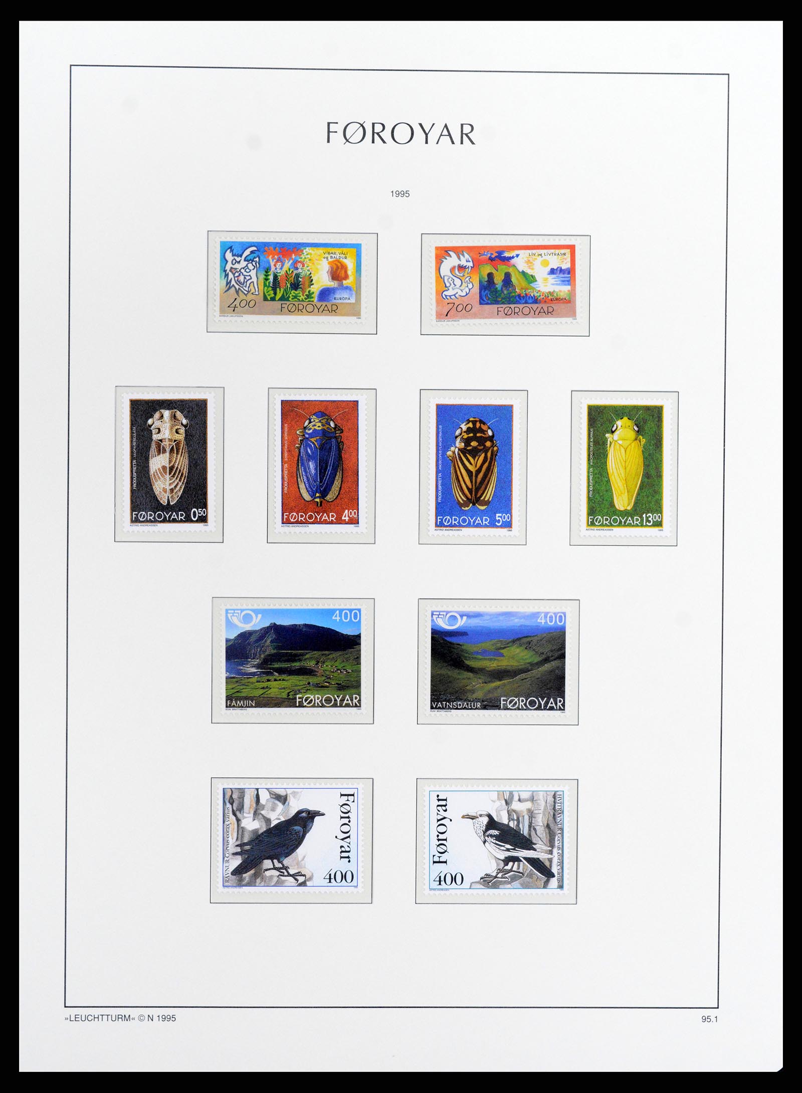 37784 030 - Postzegelverzameling 37784 Faeroer 1975-2014.