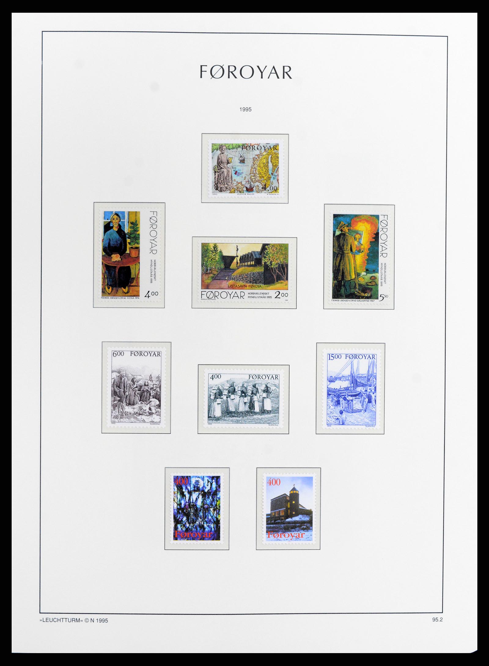 37784 031 - Postzegelverzameling 37784 Faeroer 1975-2014.