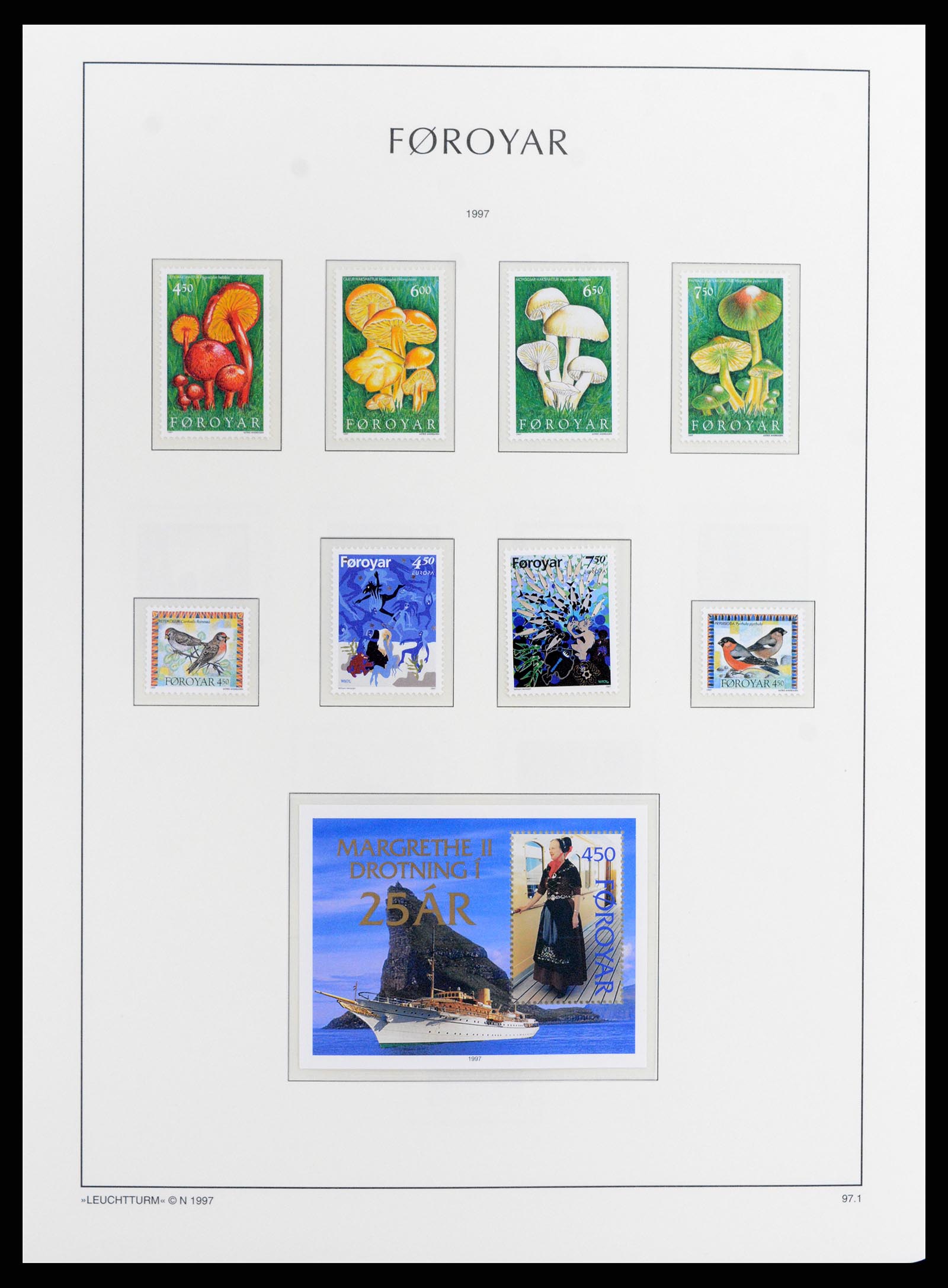 37784 034 - Postzegelverzameling 37784 Faeroer 1975-2014.